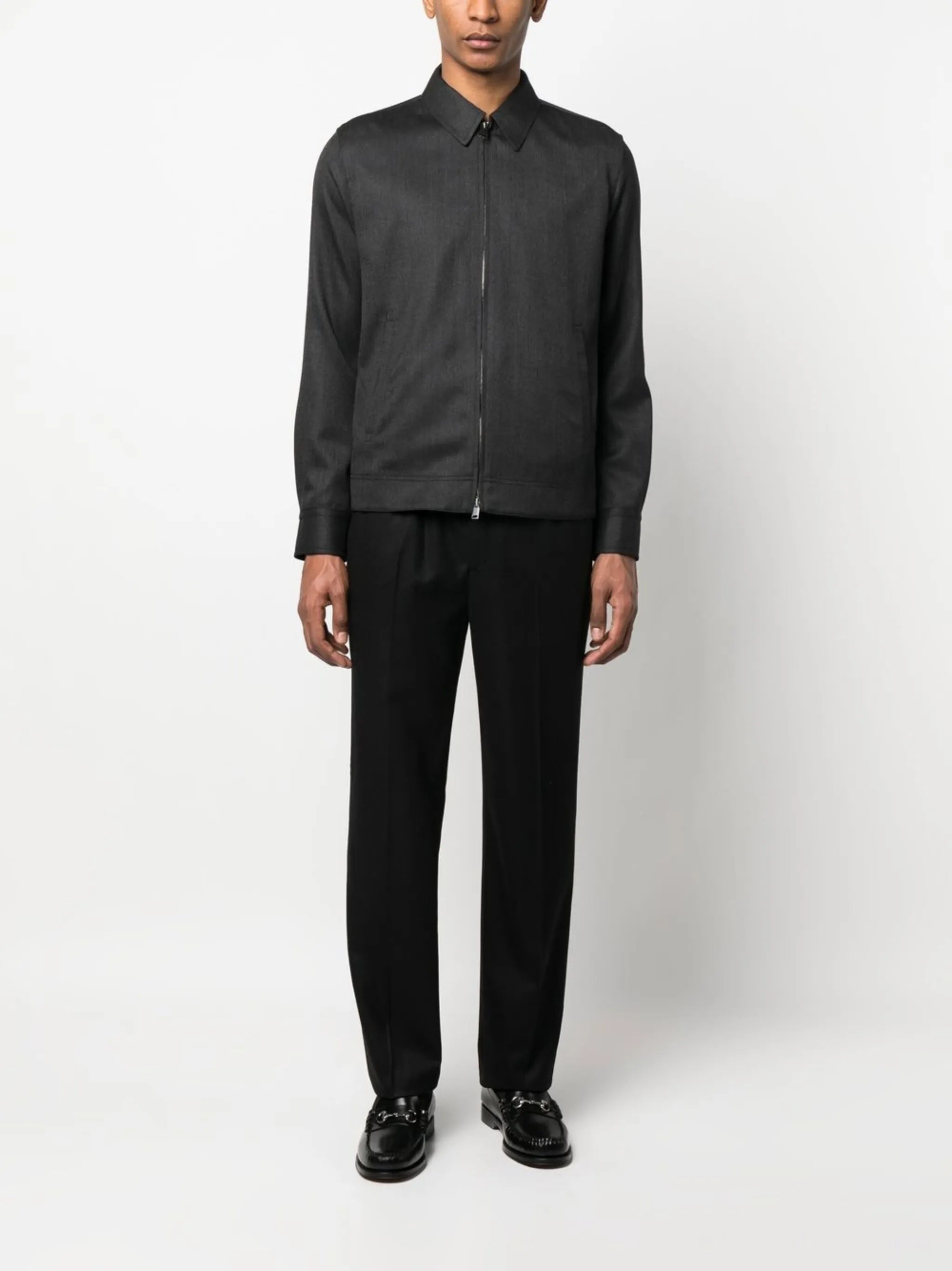 two-way zip jacket