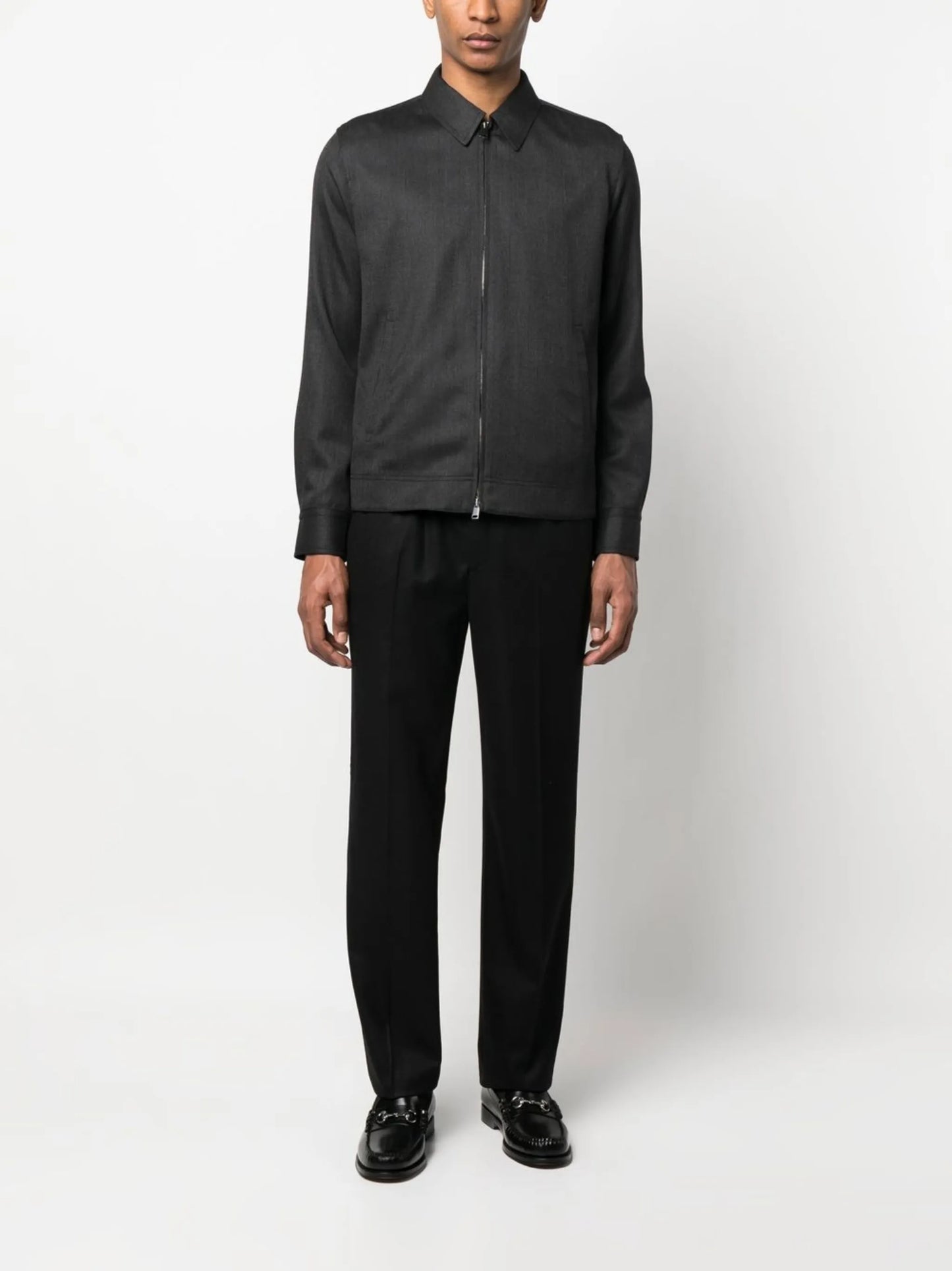 two-way zip jacket