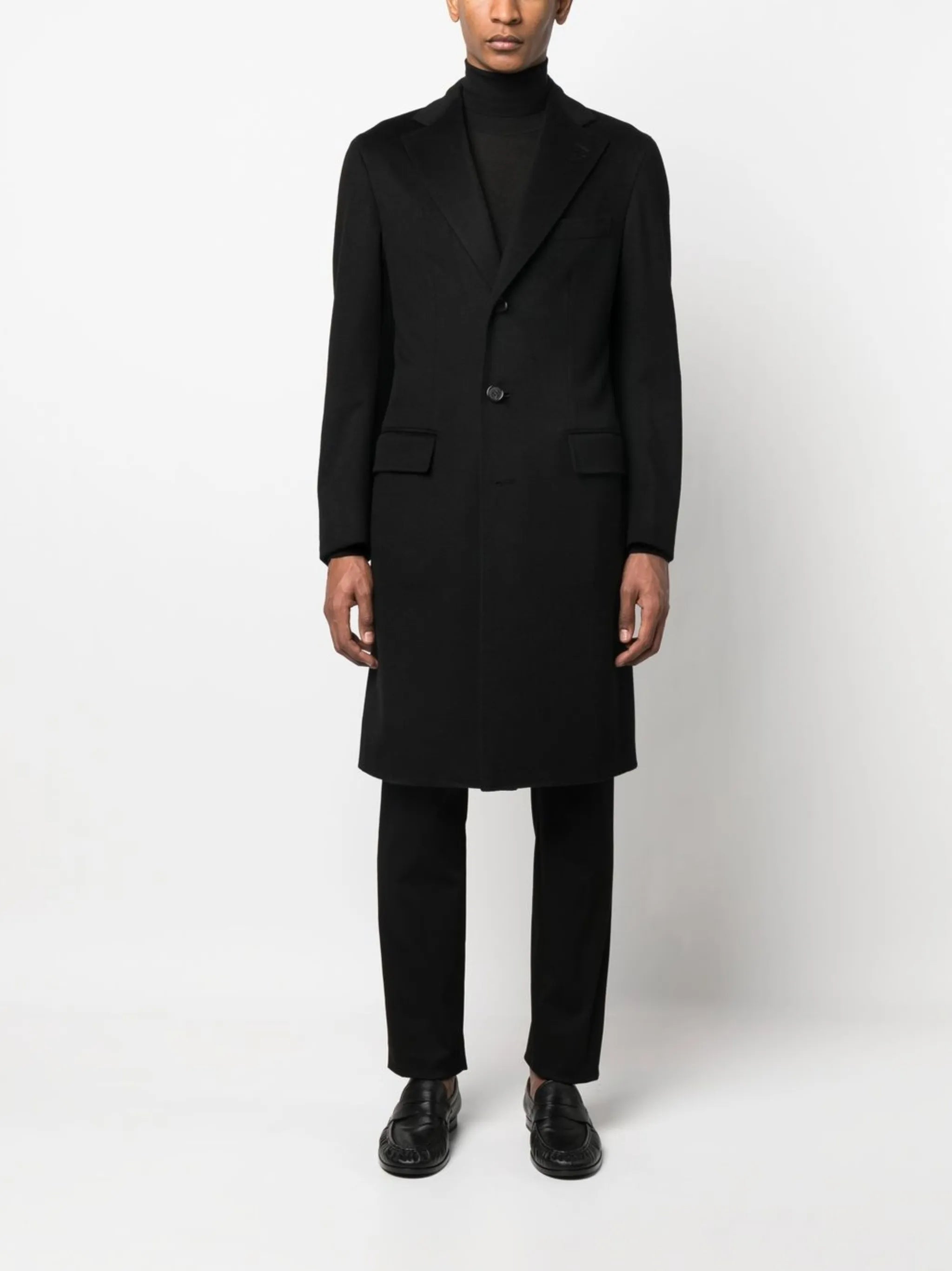 Solferino cashmere coat