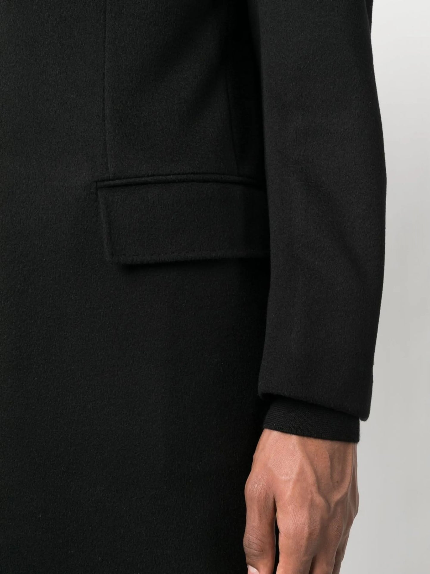 Solferino cashmere coat