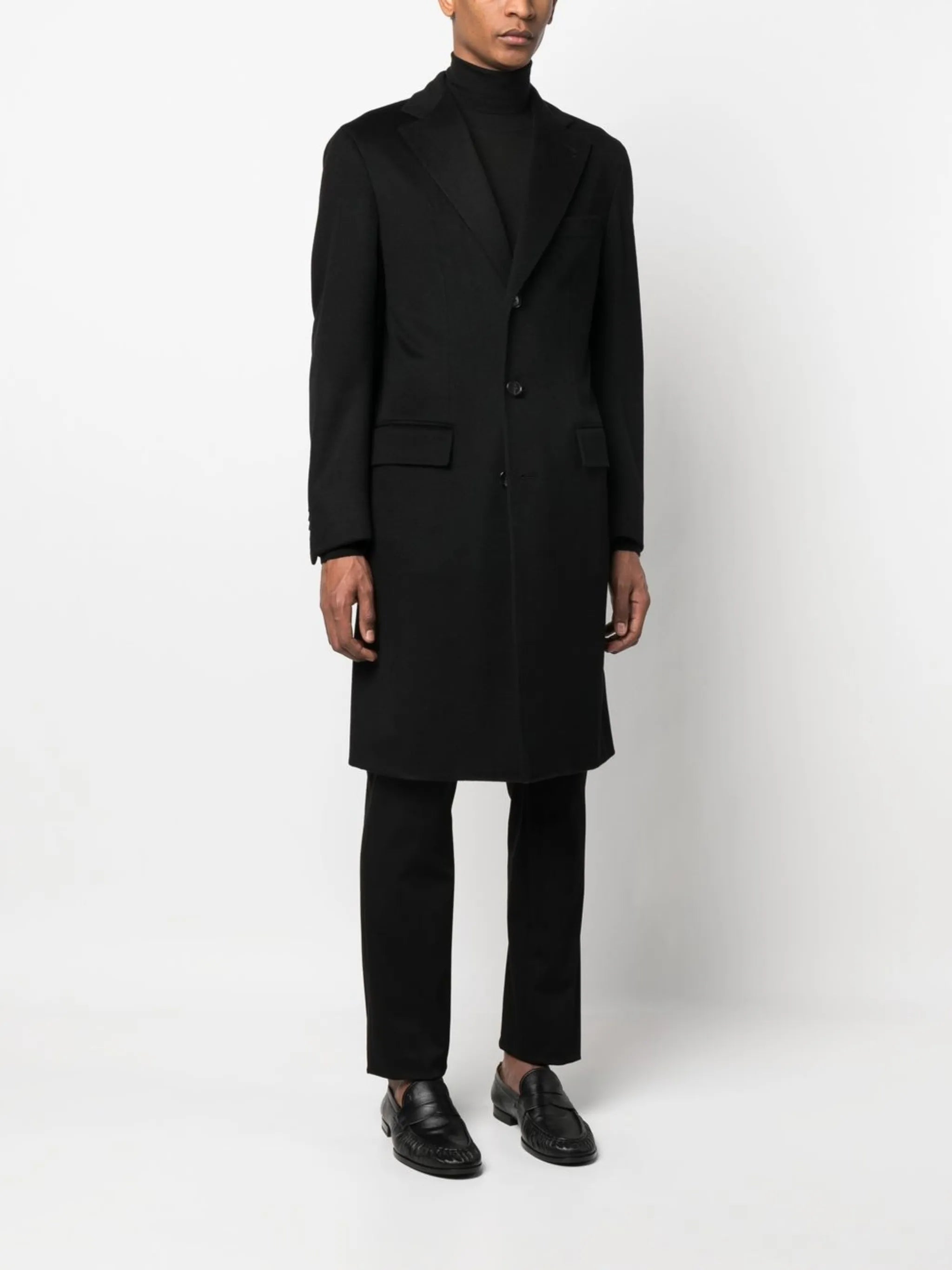 Solferino cashmere coat
