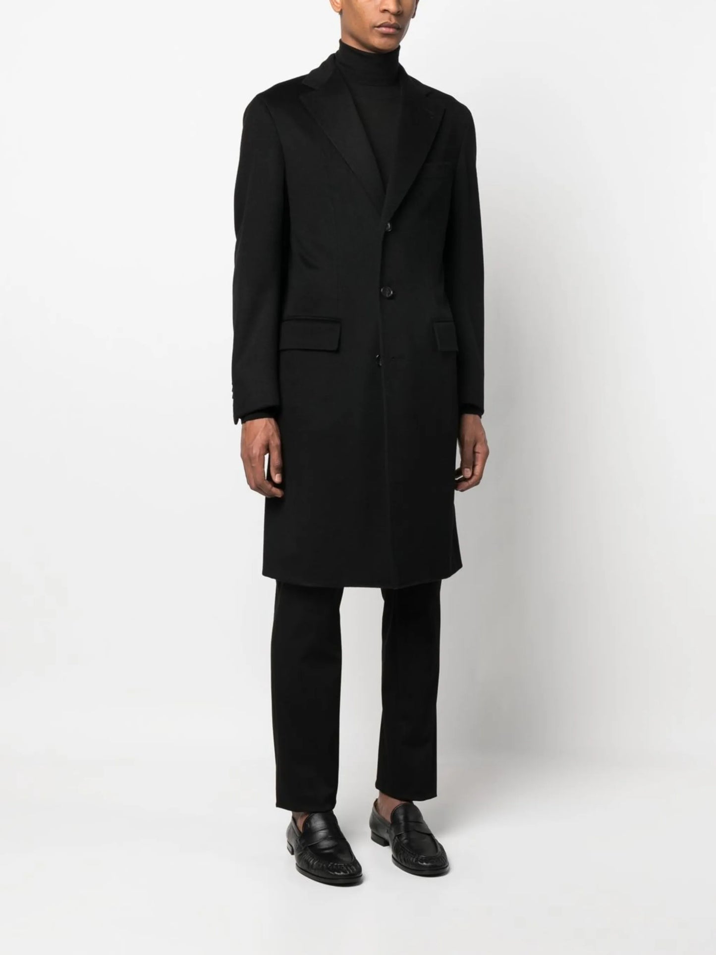 Solferino cashmere coat