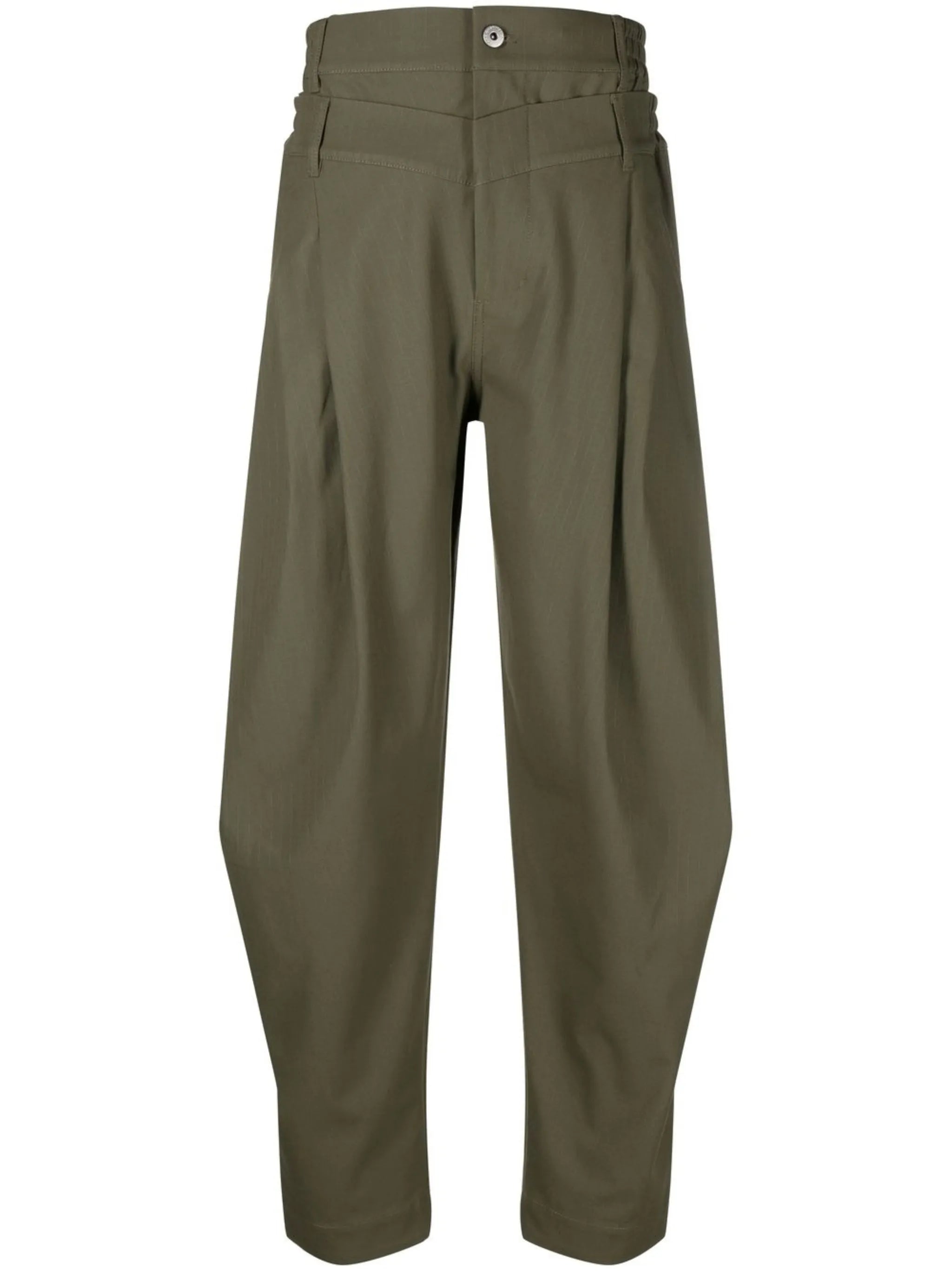double-waistband trousers