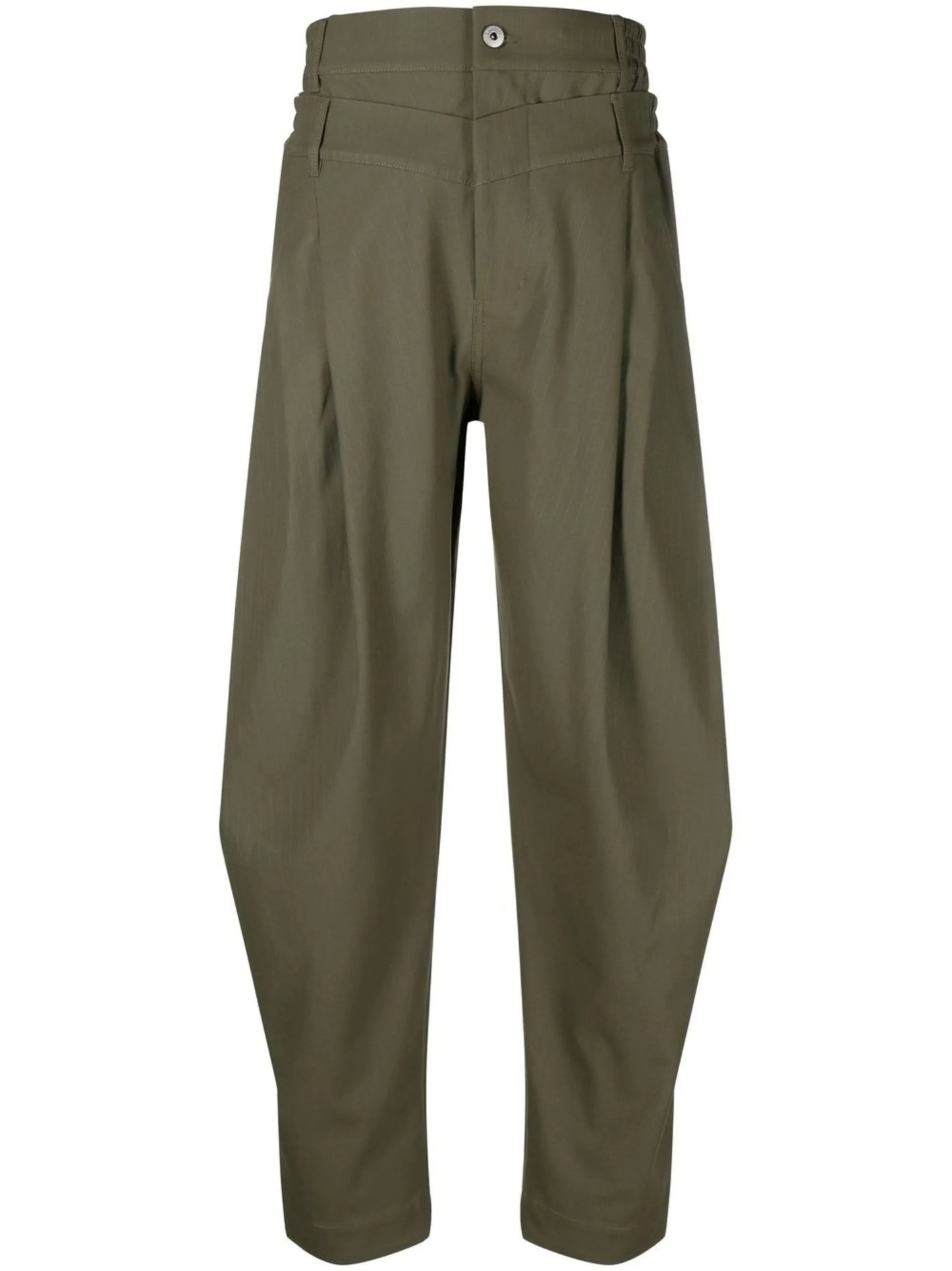 double-waistband trousers