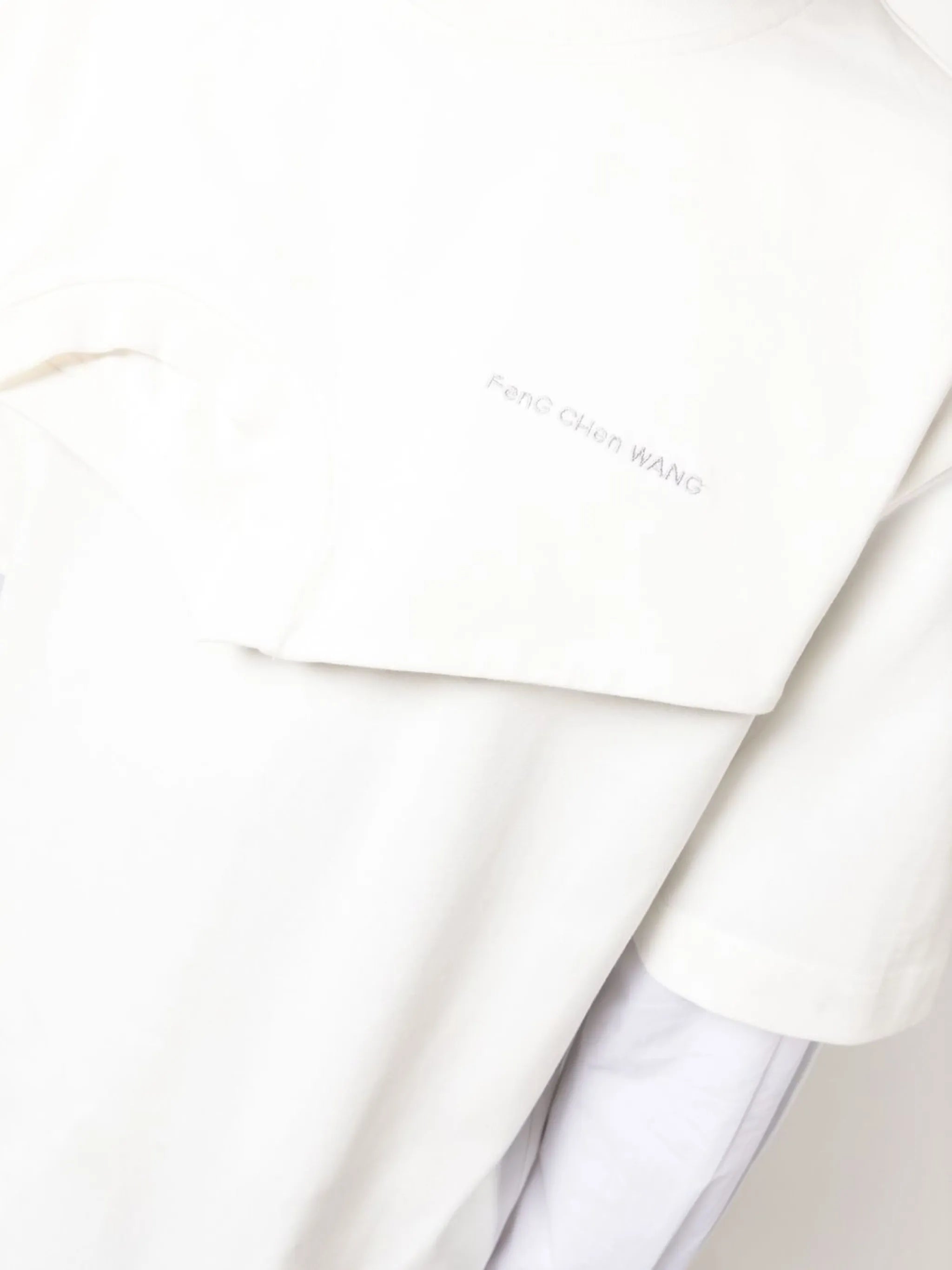 logo-embroidered layered sweatshirt