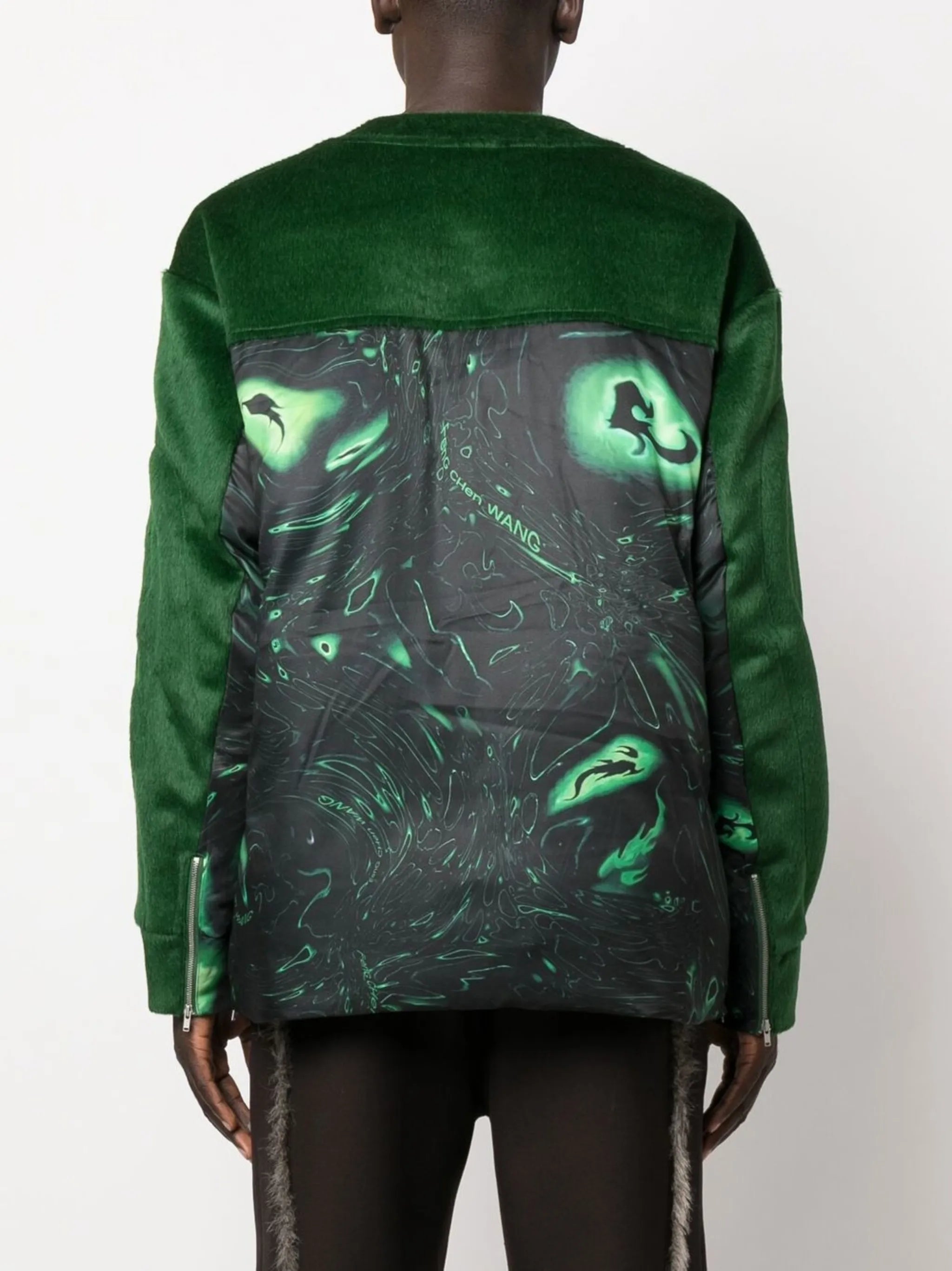 graphic-print 3D sweatshirt