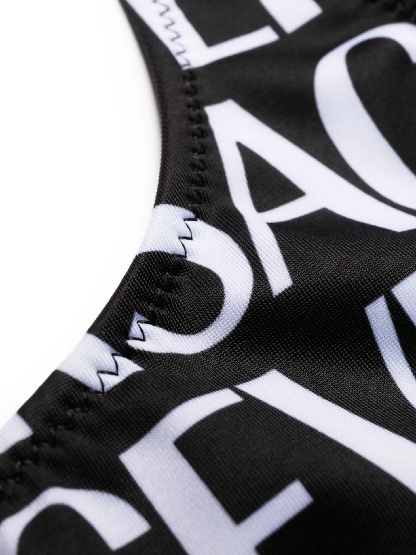 all-over logo print one-piece