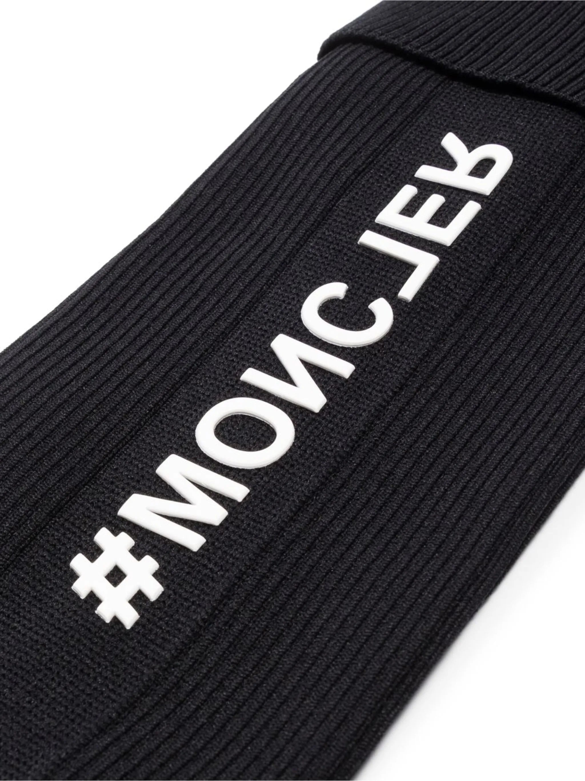 Grenoble logo-embroidered leg warmers