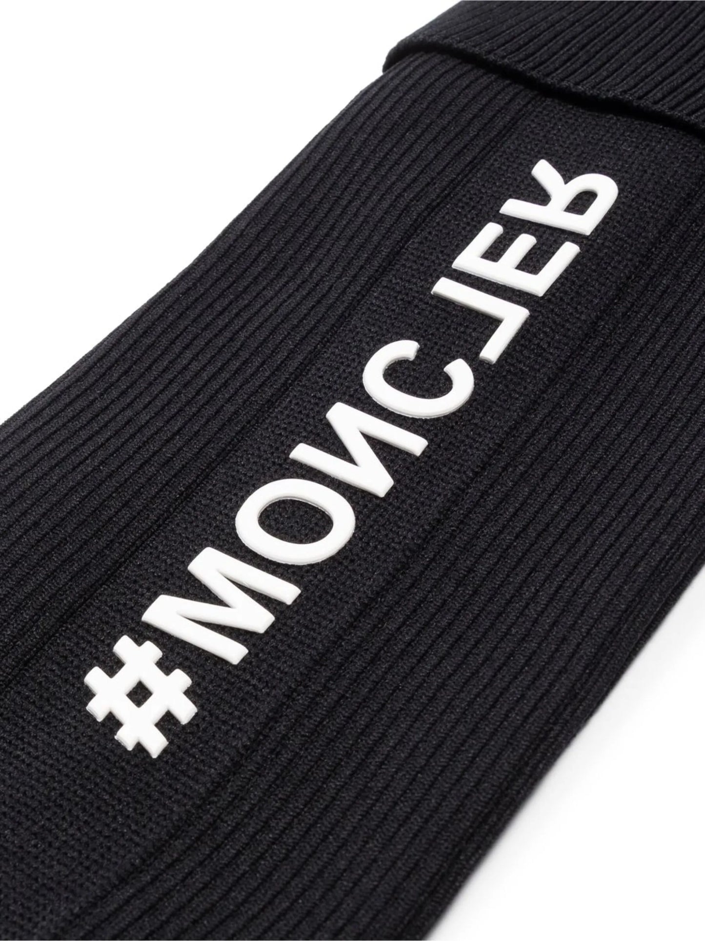 Grenoble logo-embroidered leg warmers