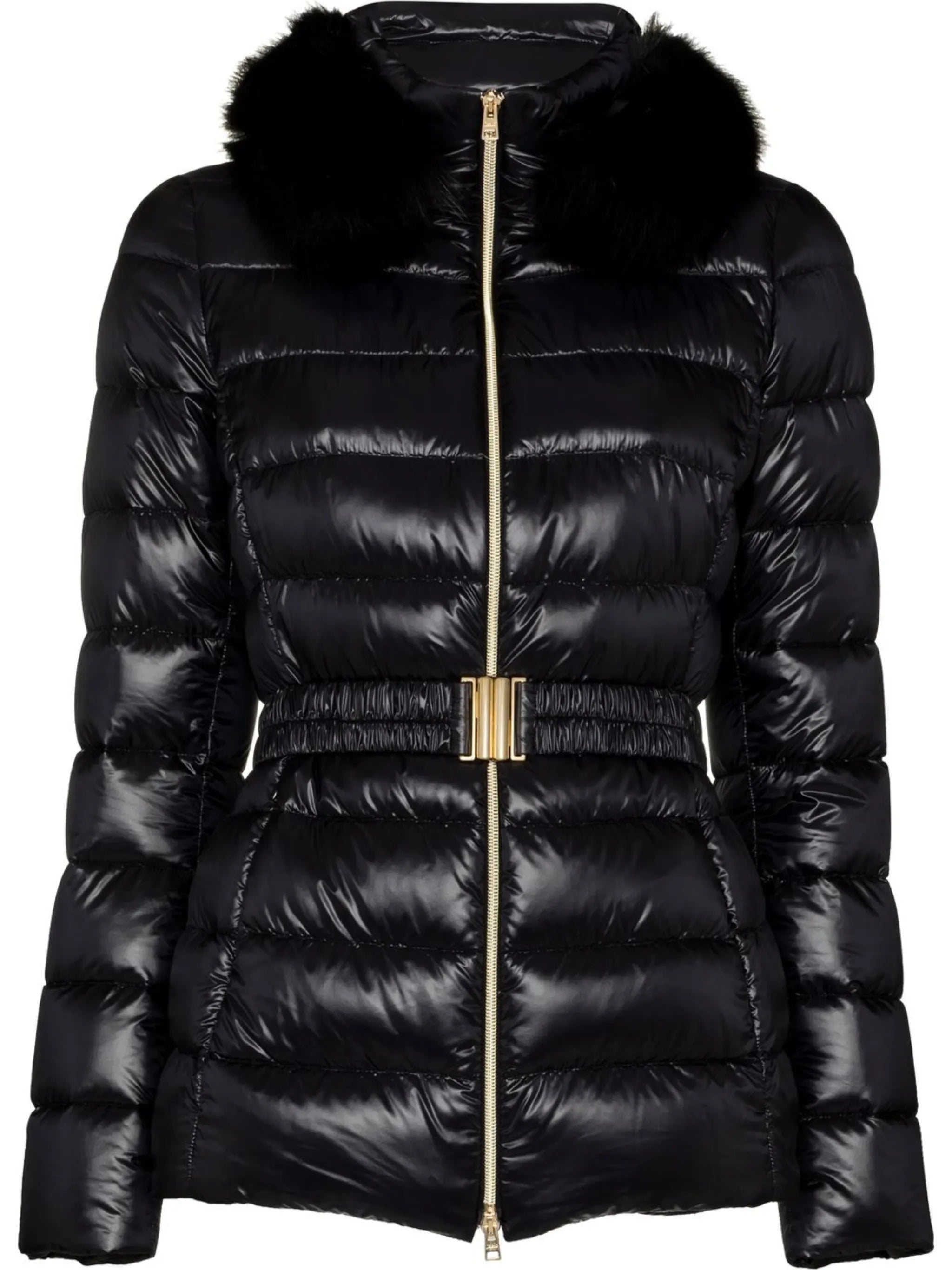 hooded down jacket