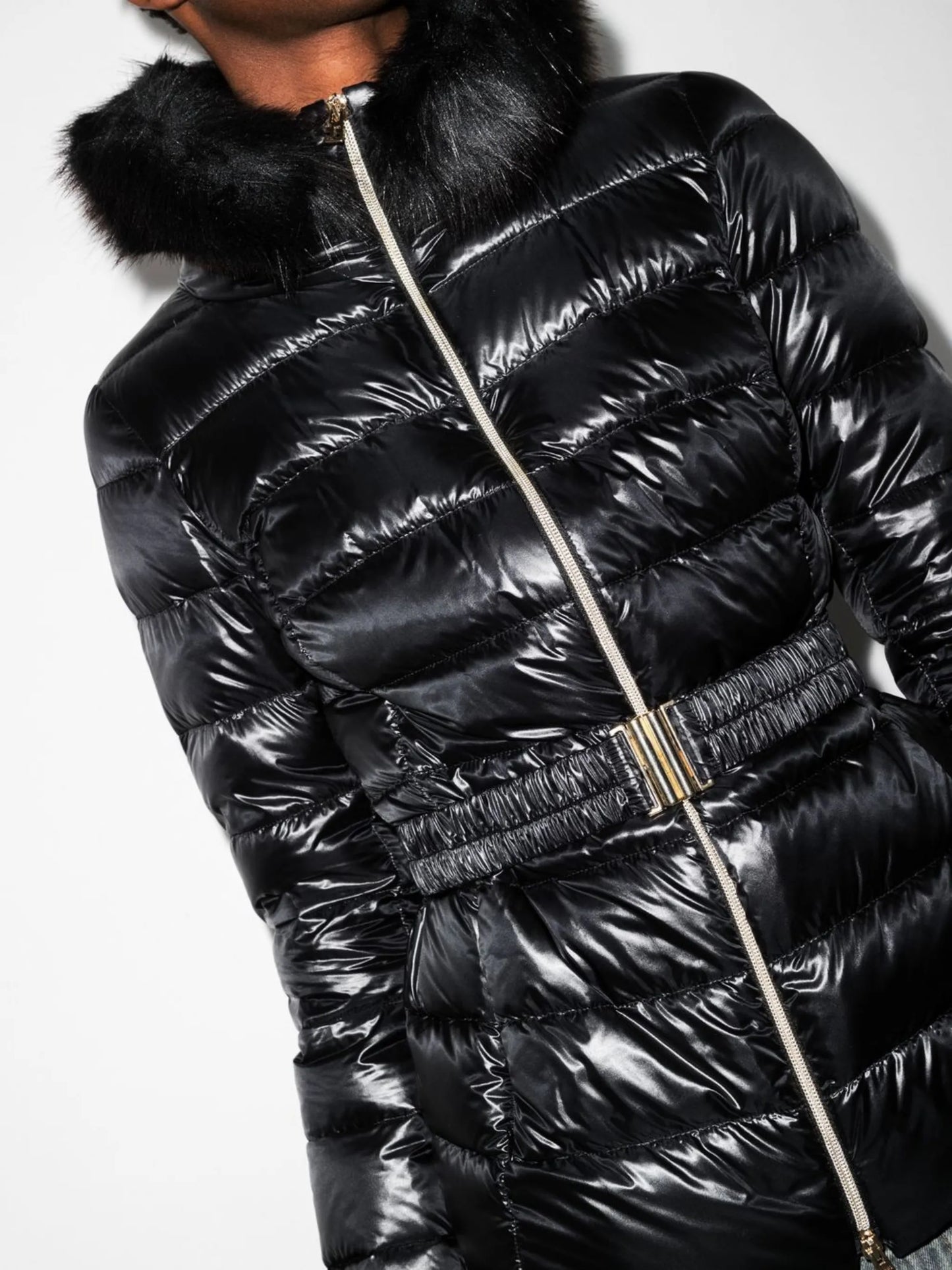 hooded down jacket