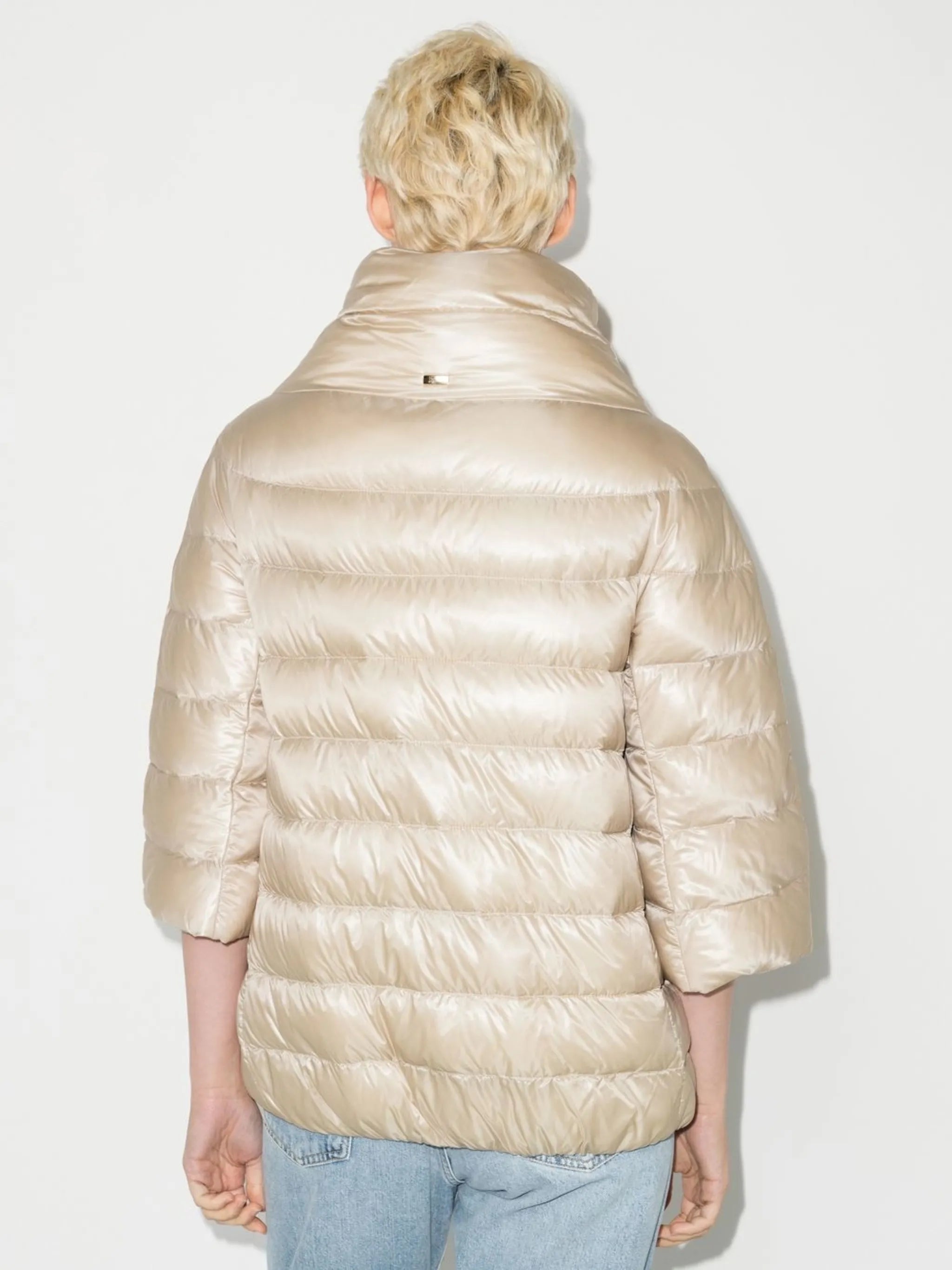 high-neck puffer jacket
