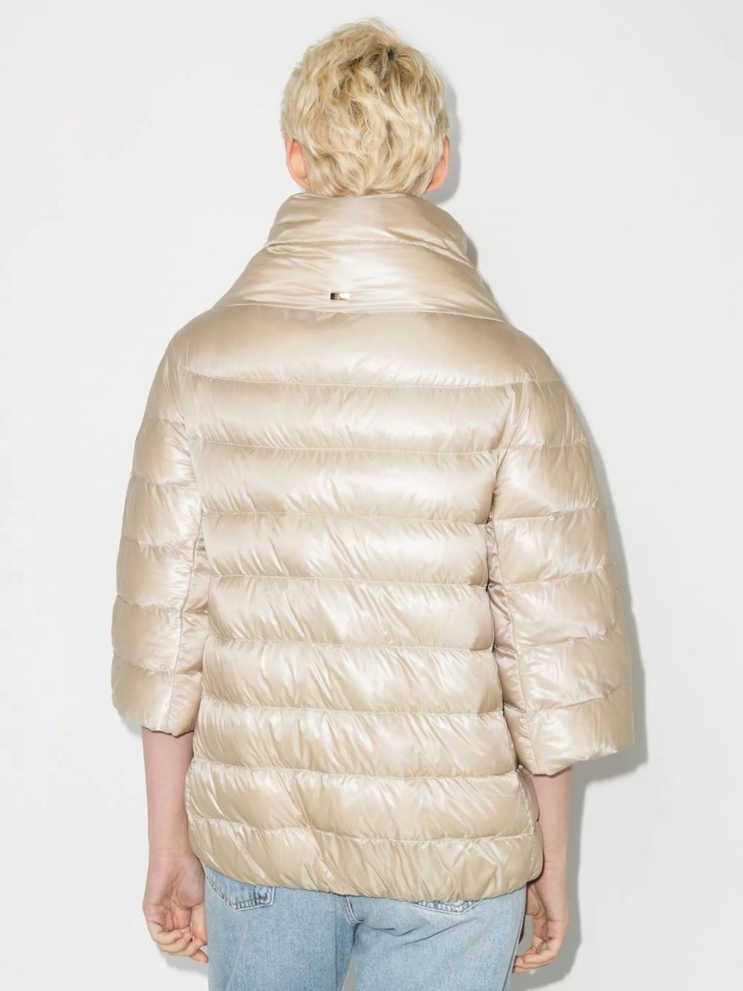high-neck puffer jacket