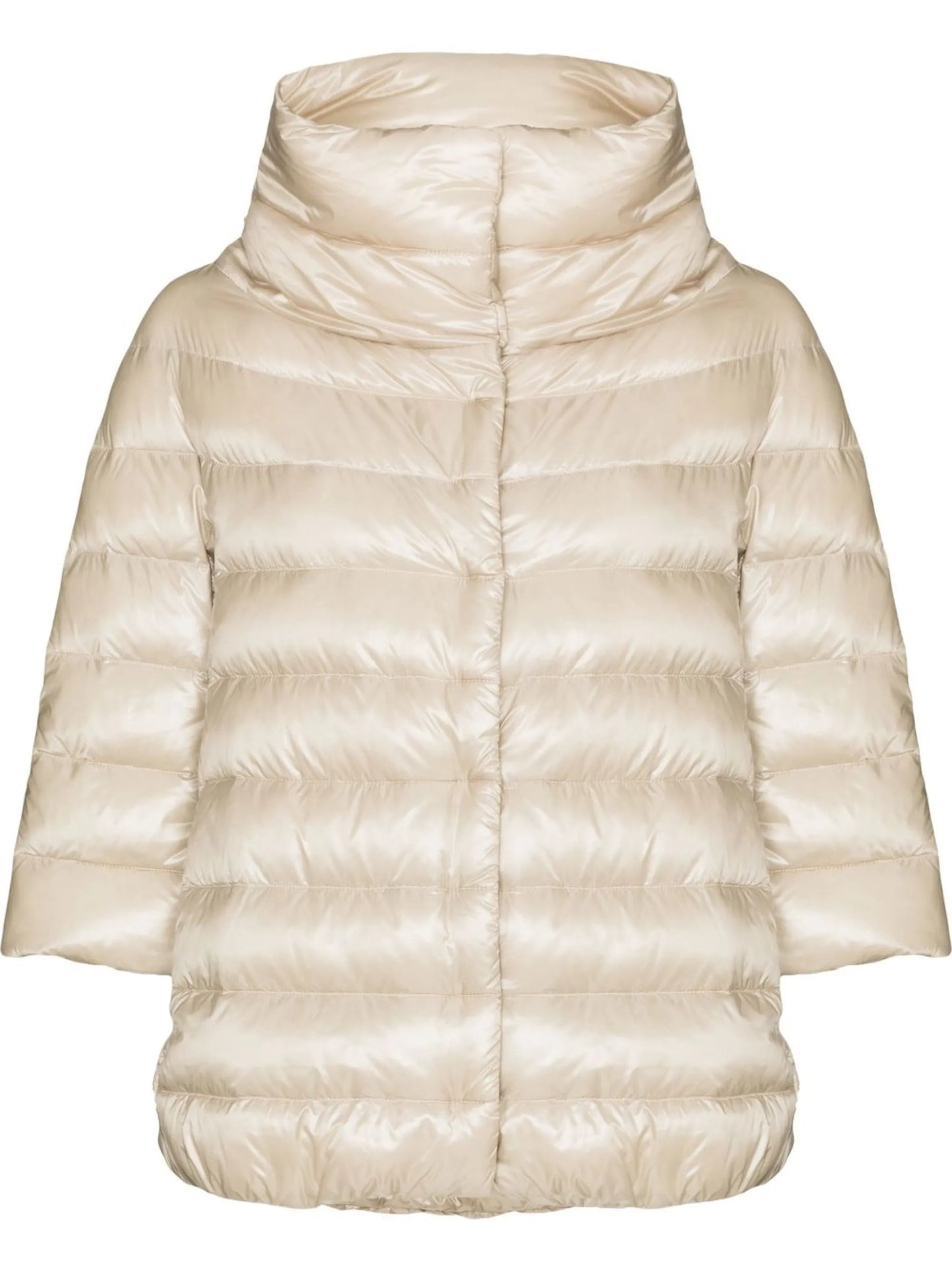 high-neck puffer jacket