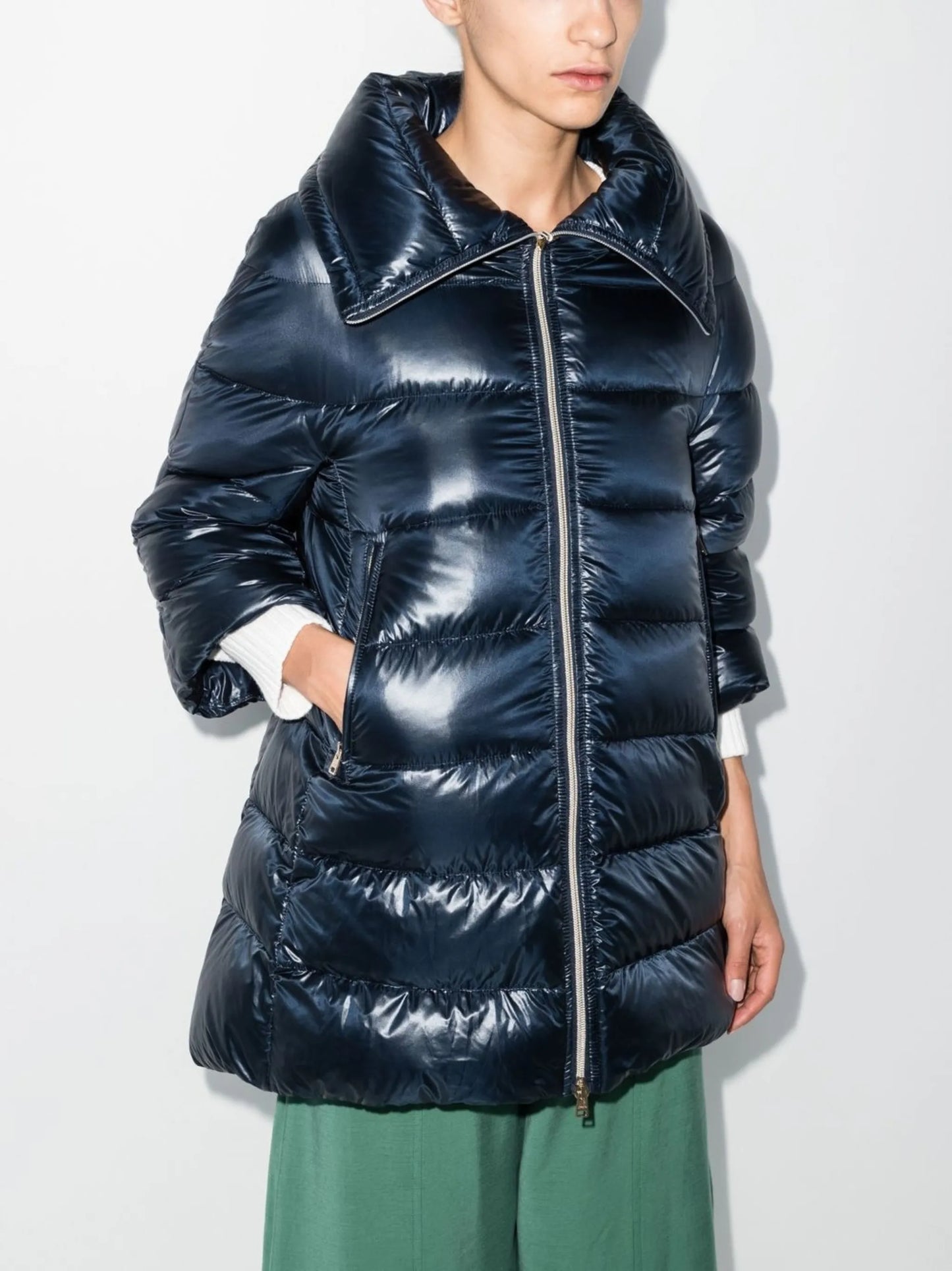 Cleofe cropped-sleeve jacket