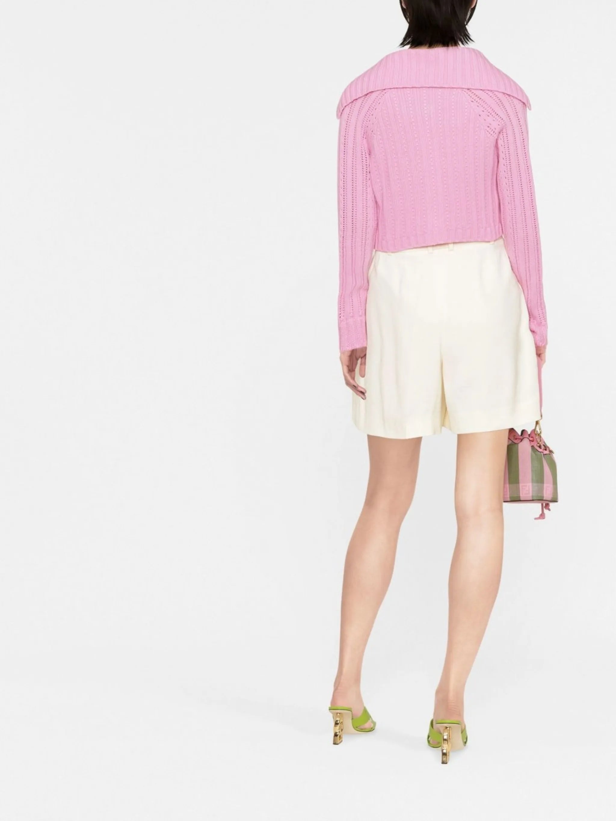 cable-knit two-piece set