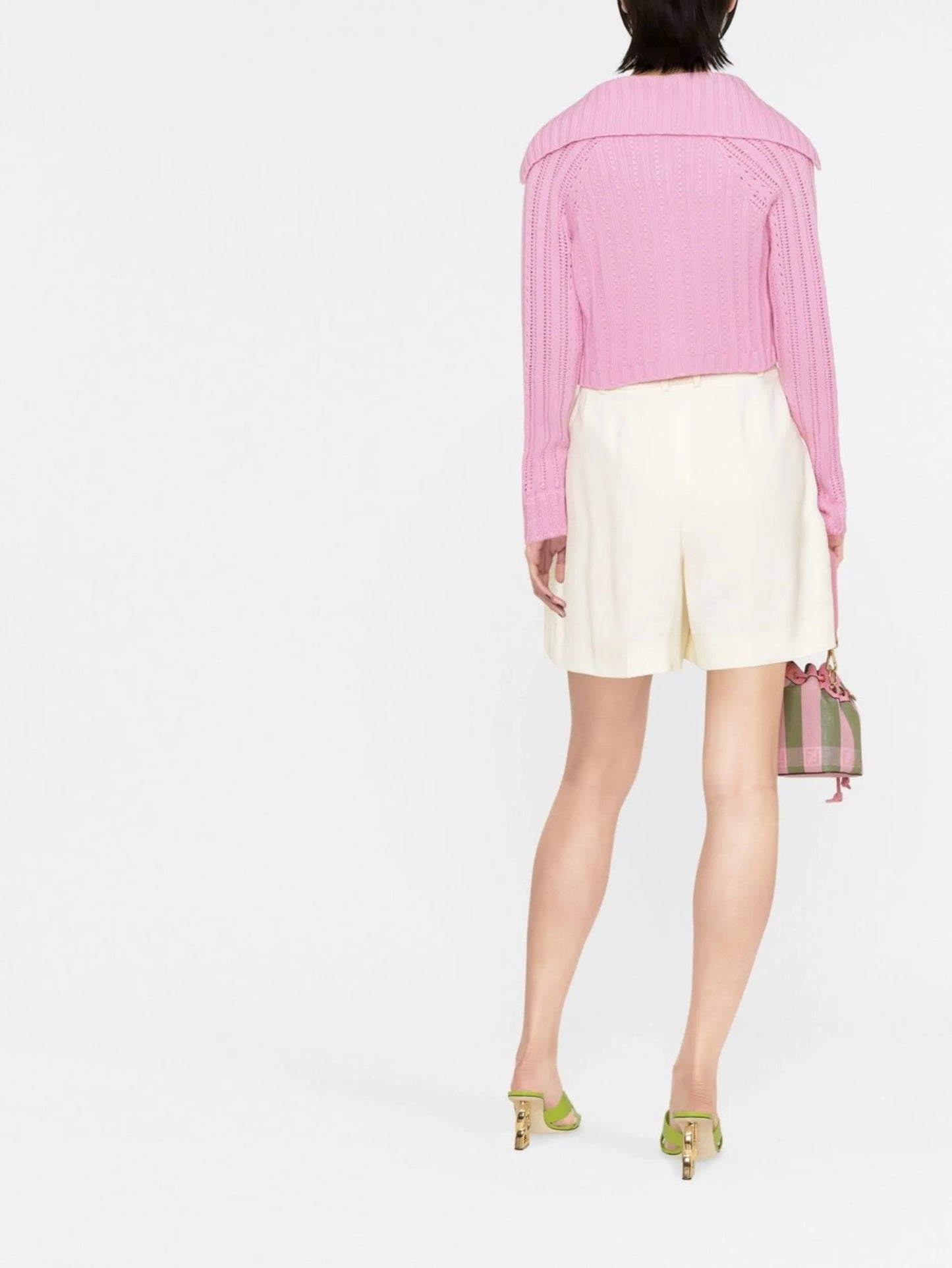 cable-knit two-piece set