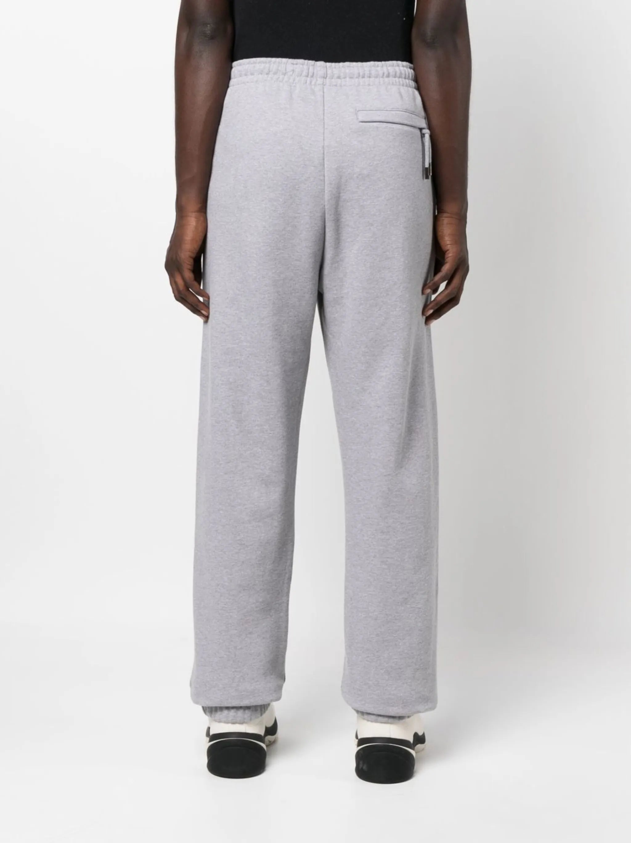 logo-print organic cotton track pants