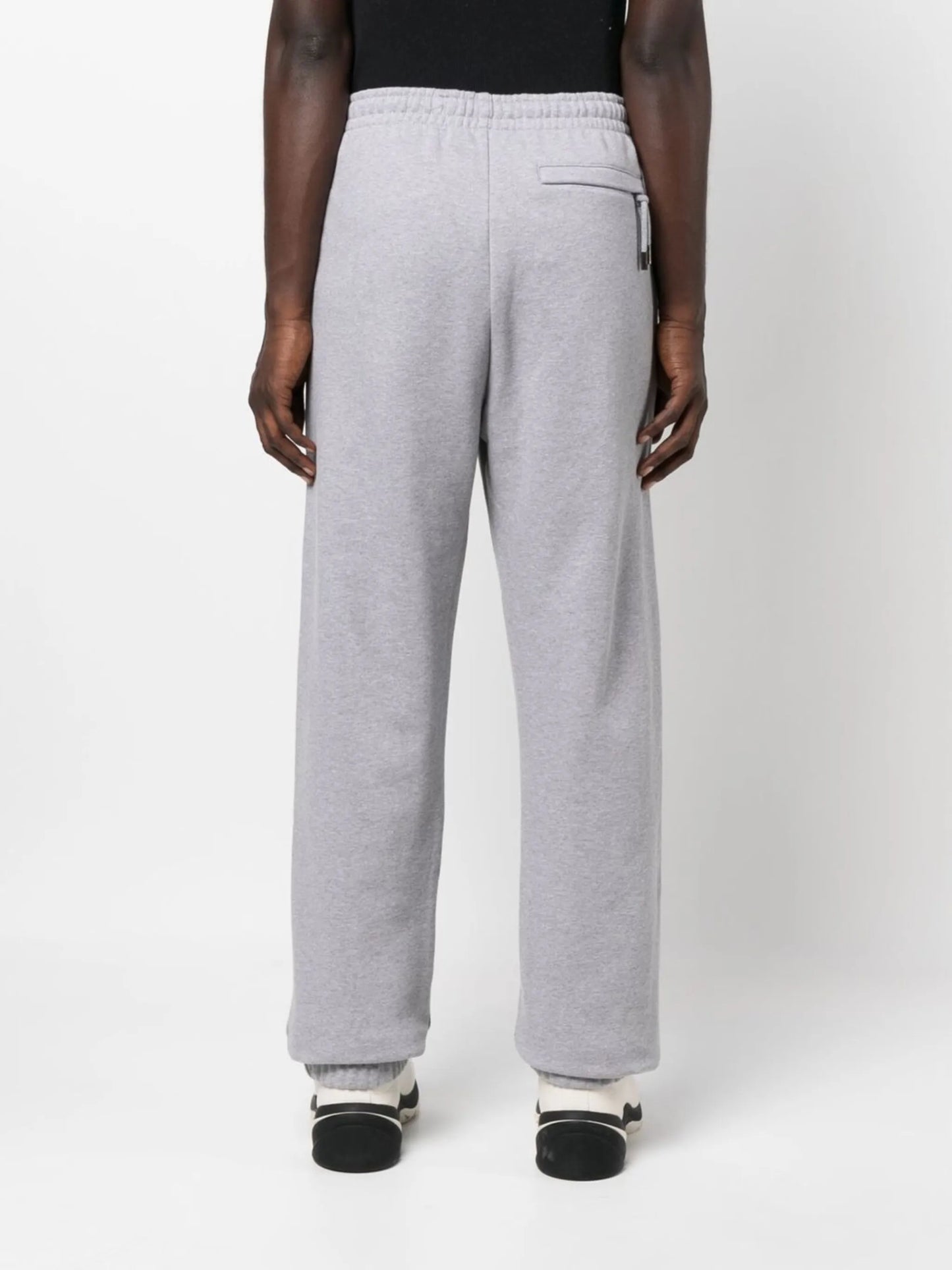 logo-print organic cotton track pants