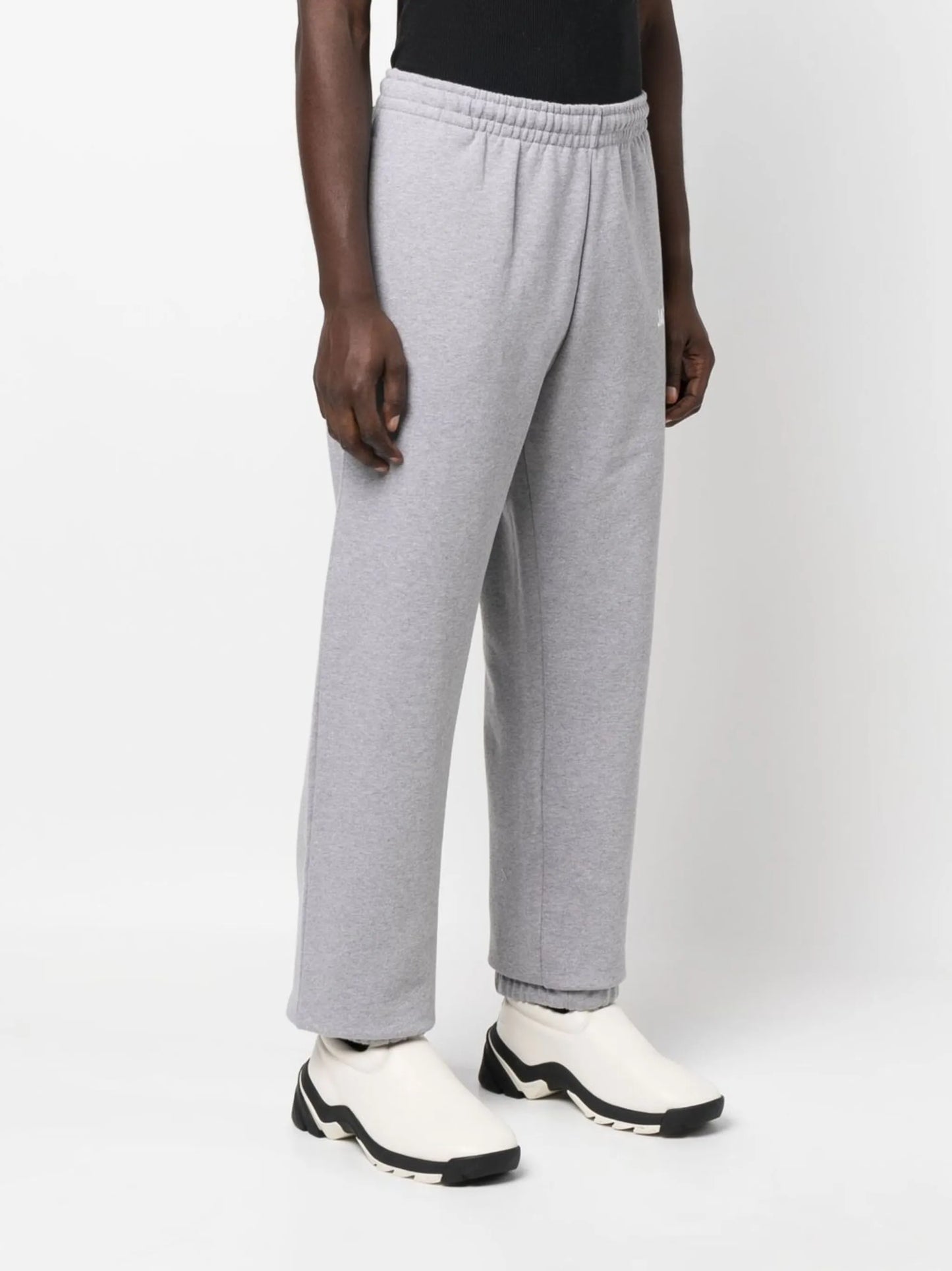 logo-print organic cotton track pants