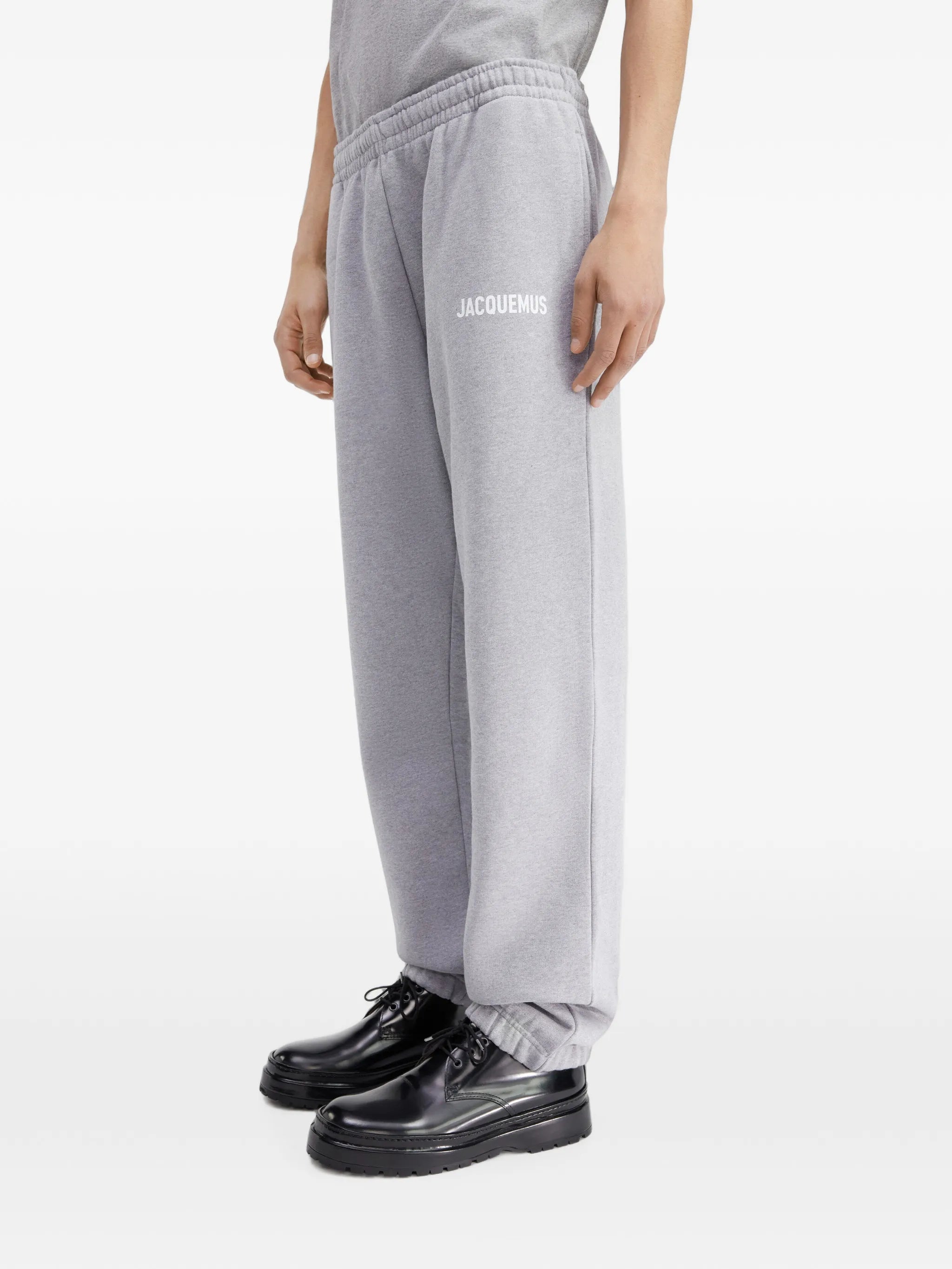 logo-print organic cotton track pants