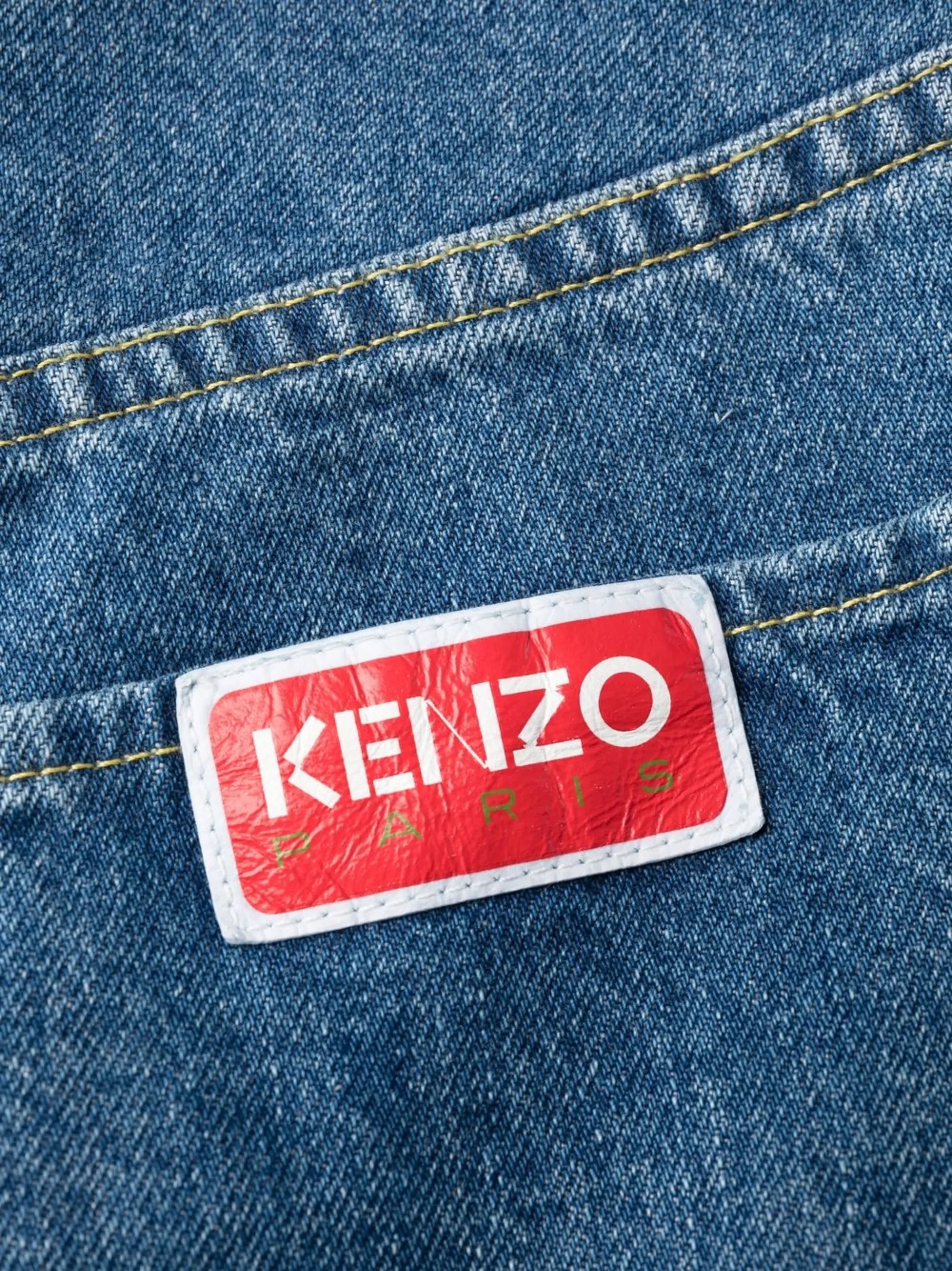 high-rise straight-leg jeans