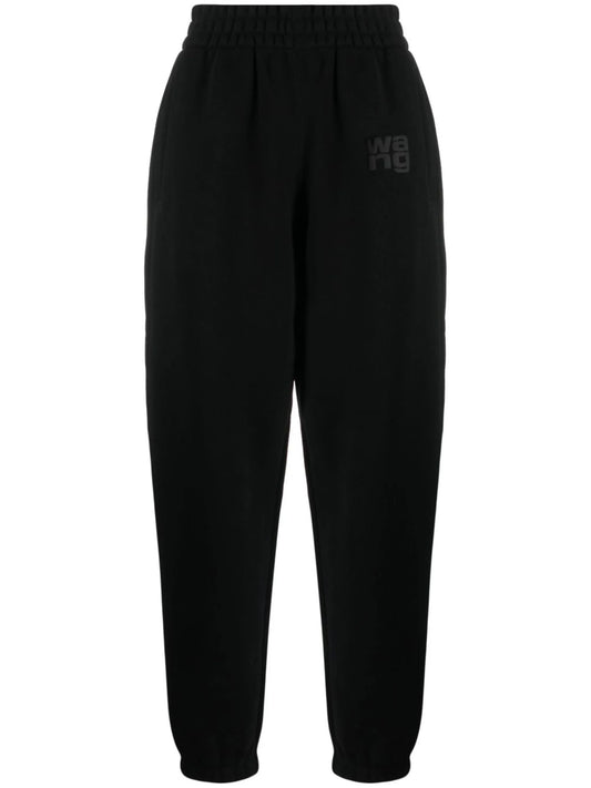 logo-print tapered track pants