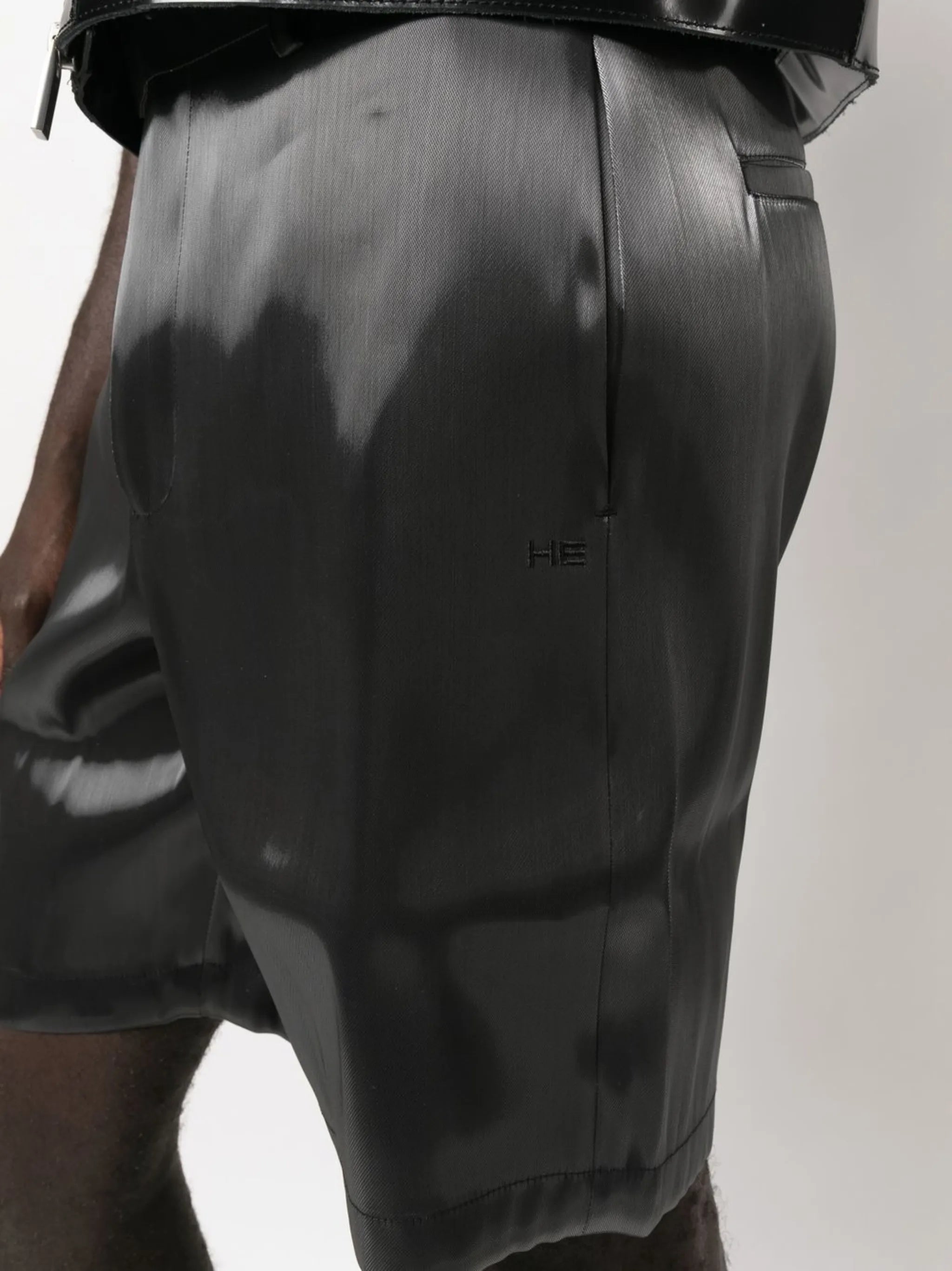Liquid Metal bermuda shorts