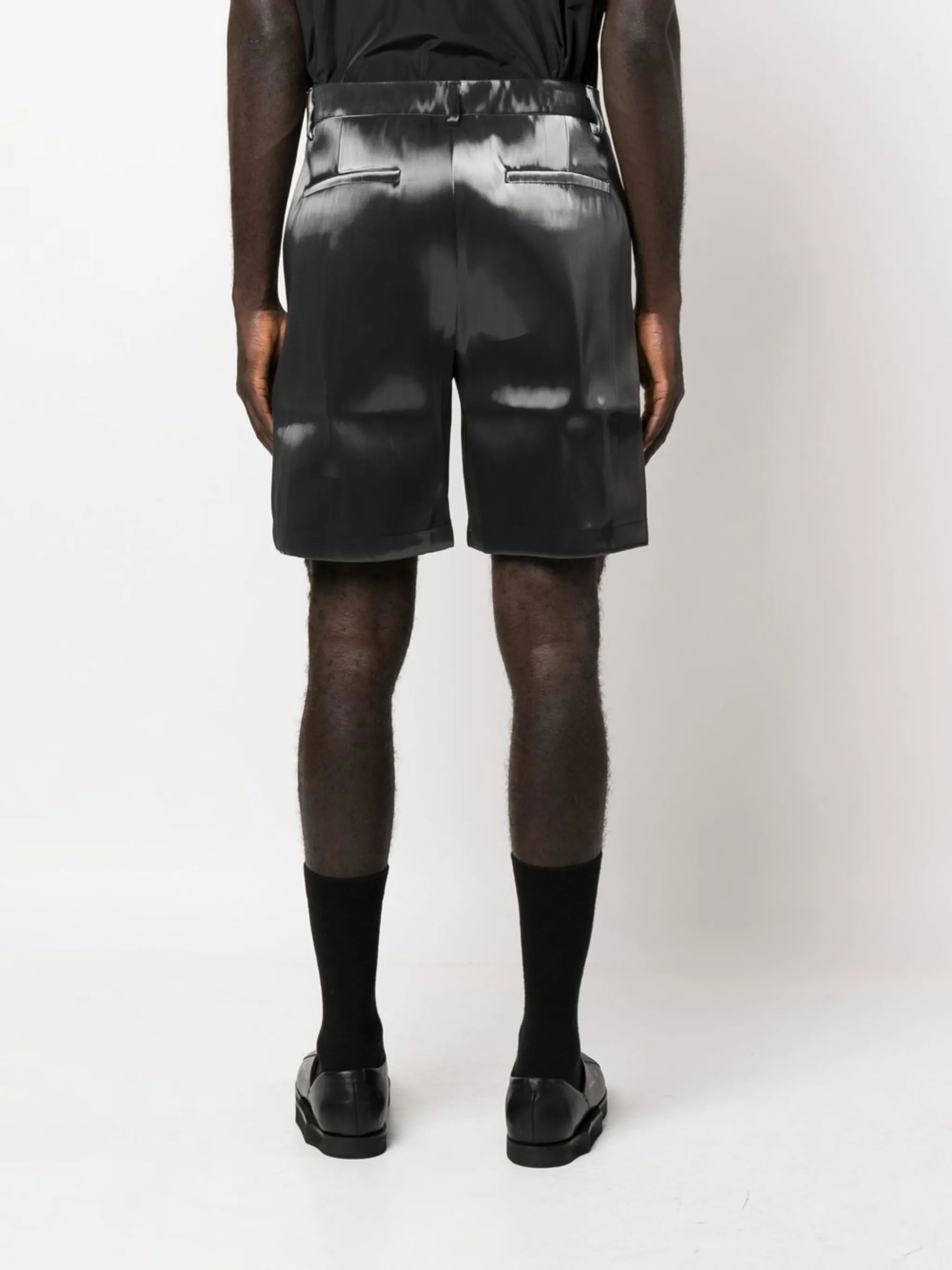 Liquid Metal bermuda shorts