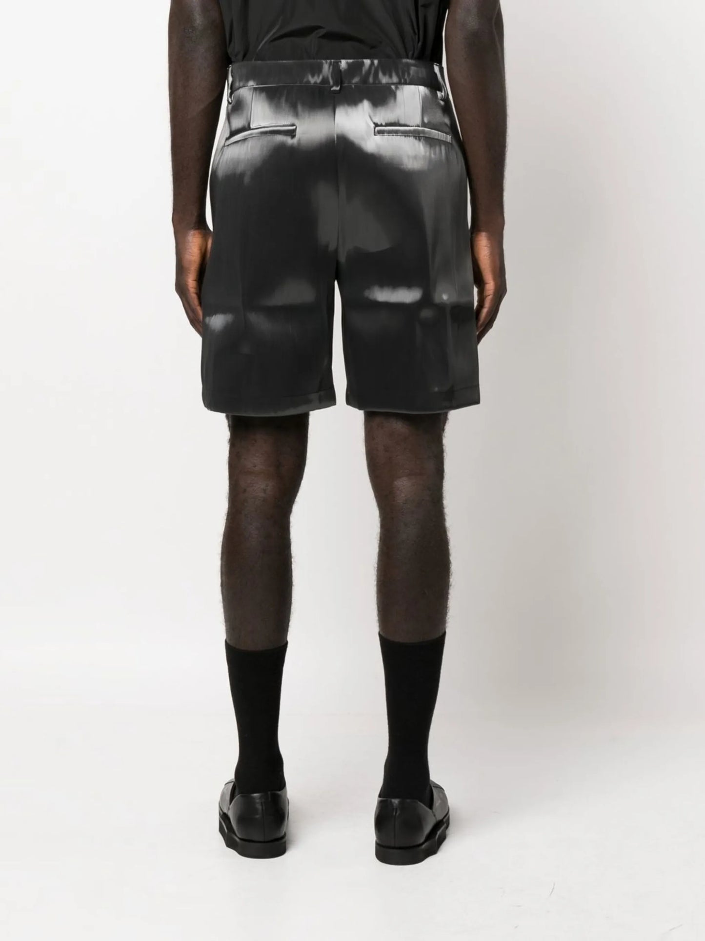 Liquid Metal bermuda shorts