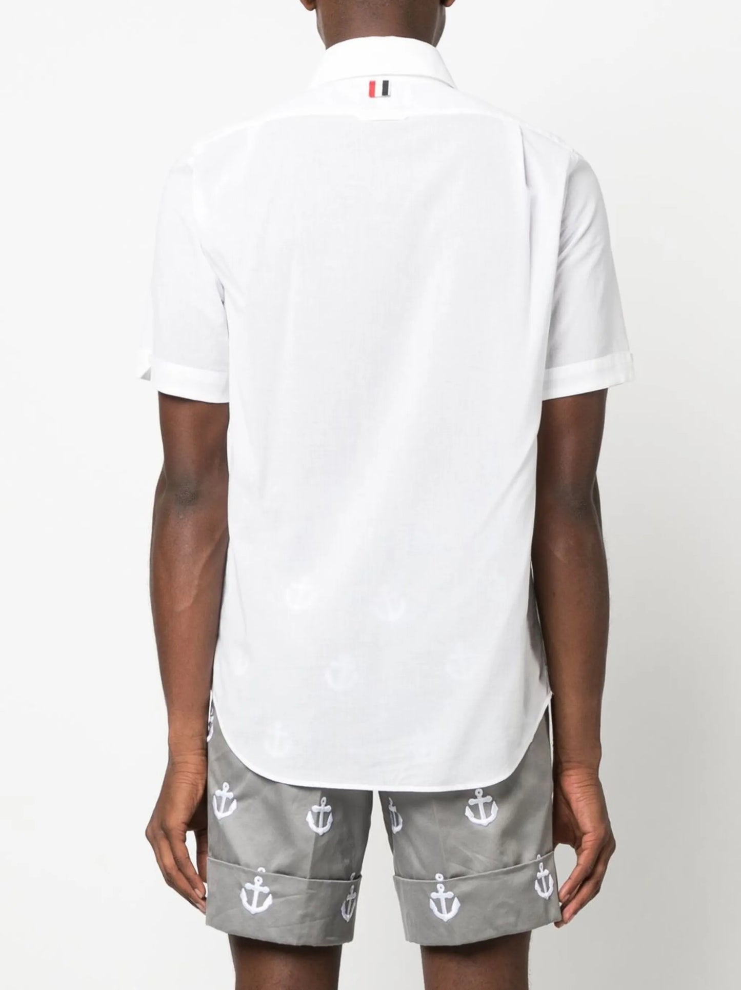 short-sleeve cotton shirt