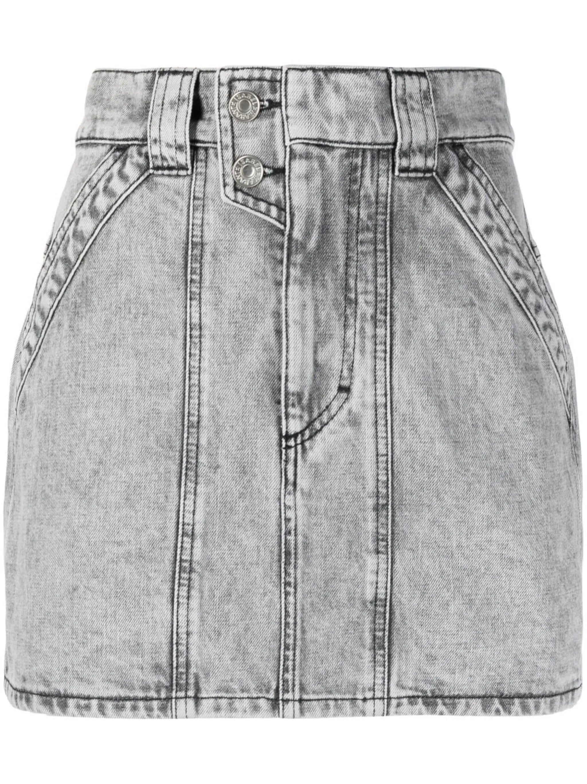 Vicson denim mini skirt