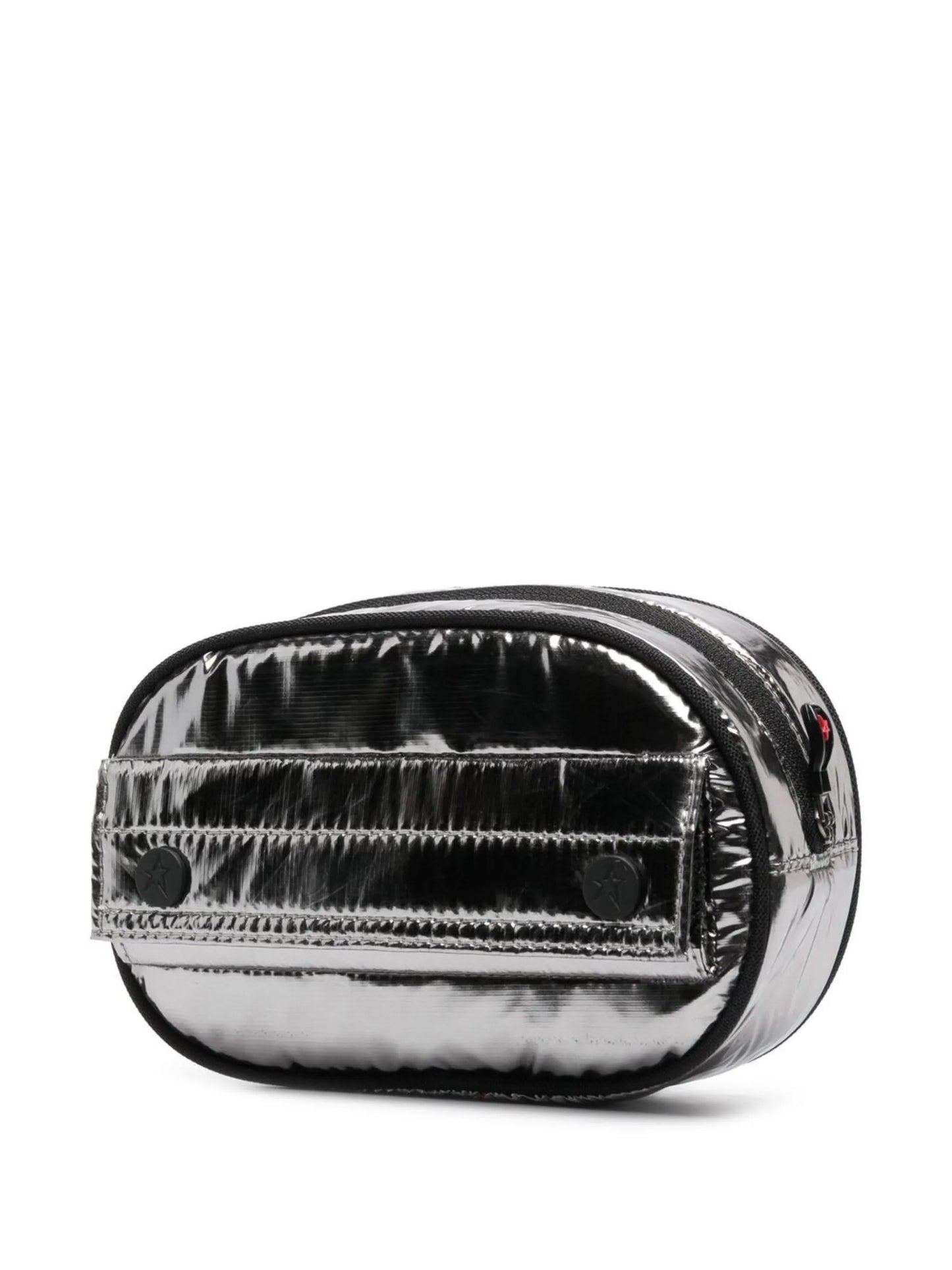 star-patch metallic belt bag