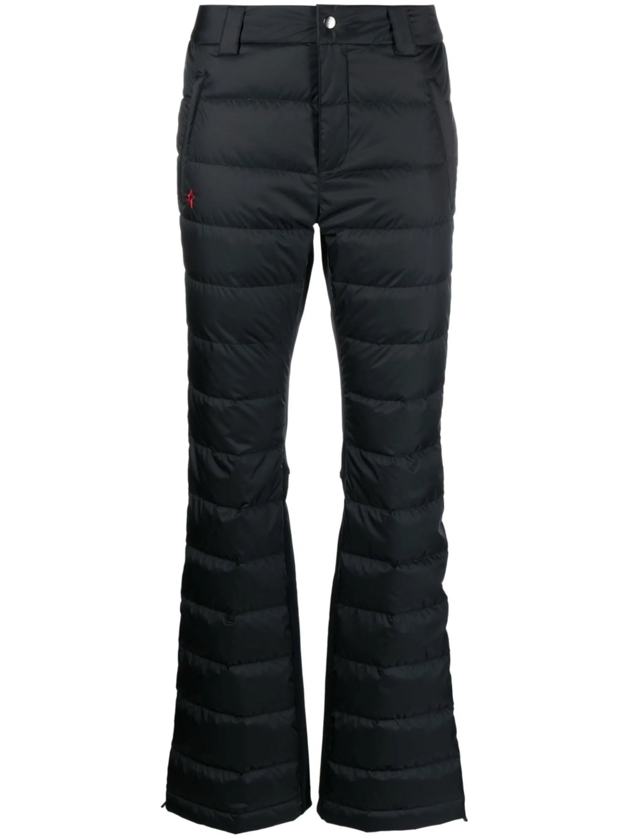 padded straight-leg ski trousers