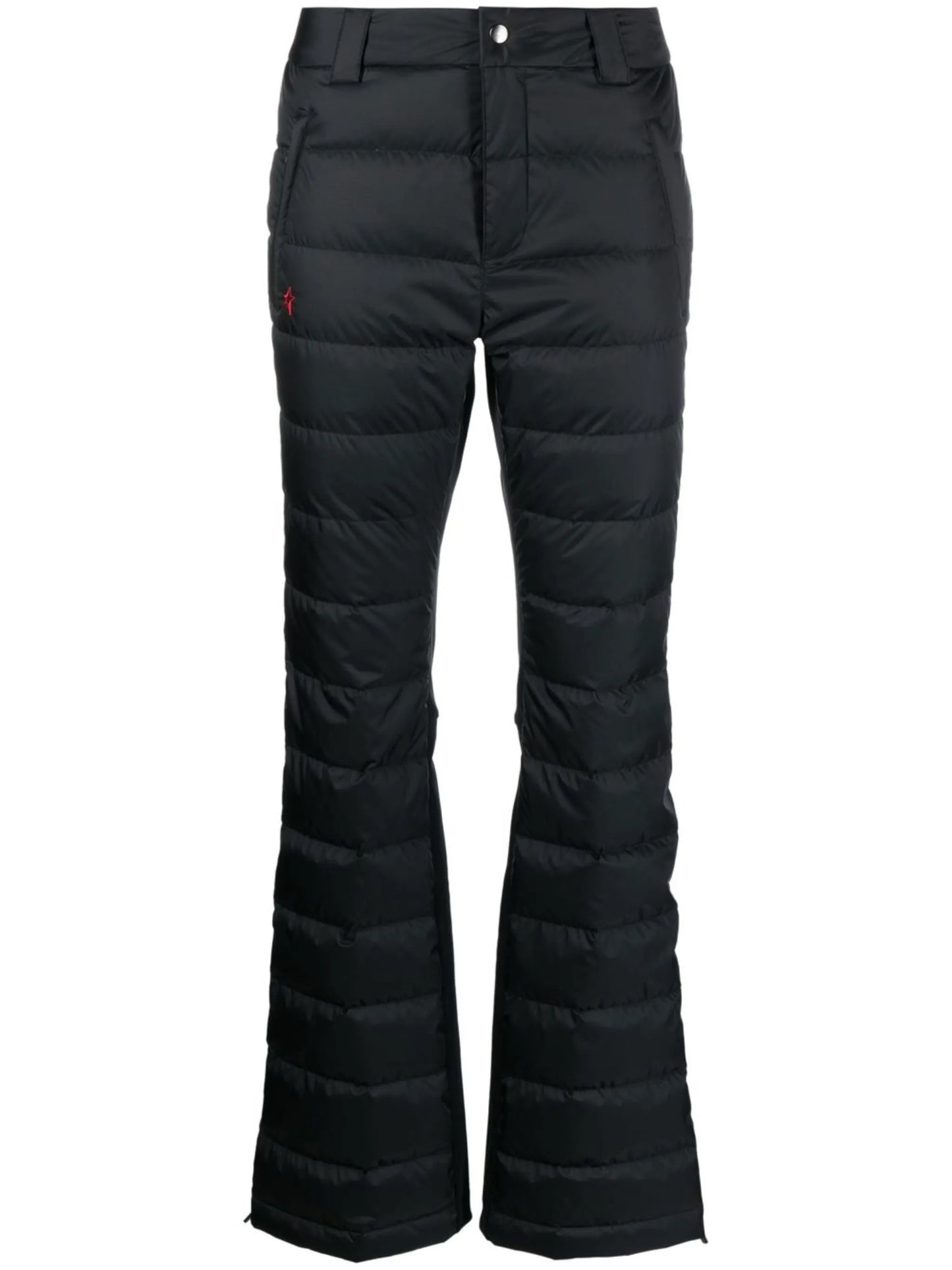 padded straight-leg ski trousers