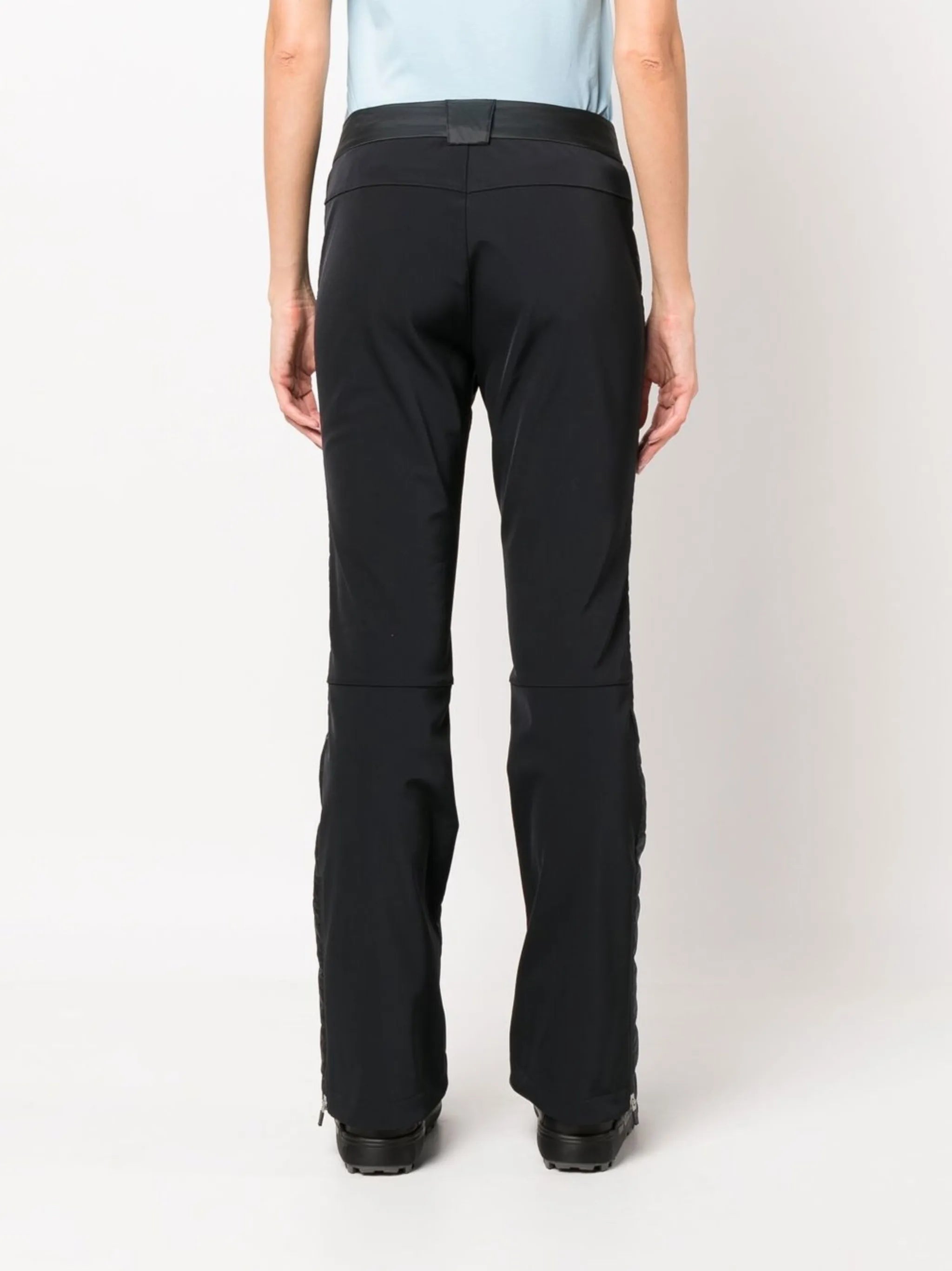 padded straight-leg ski trousers