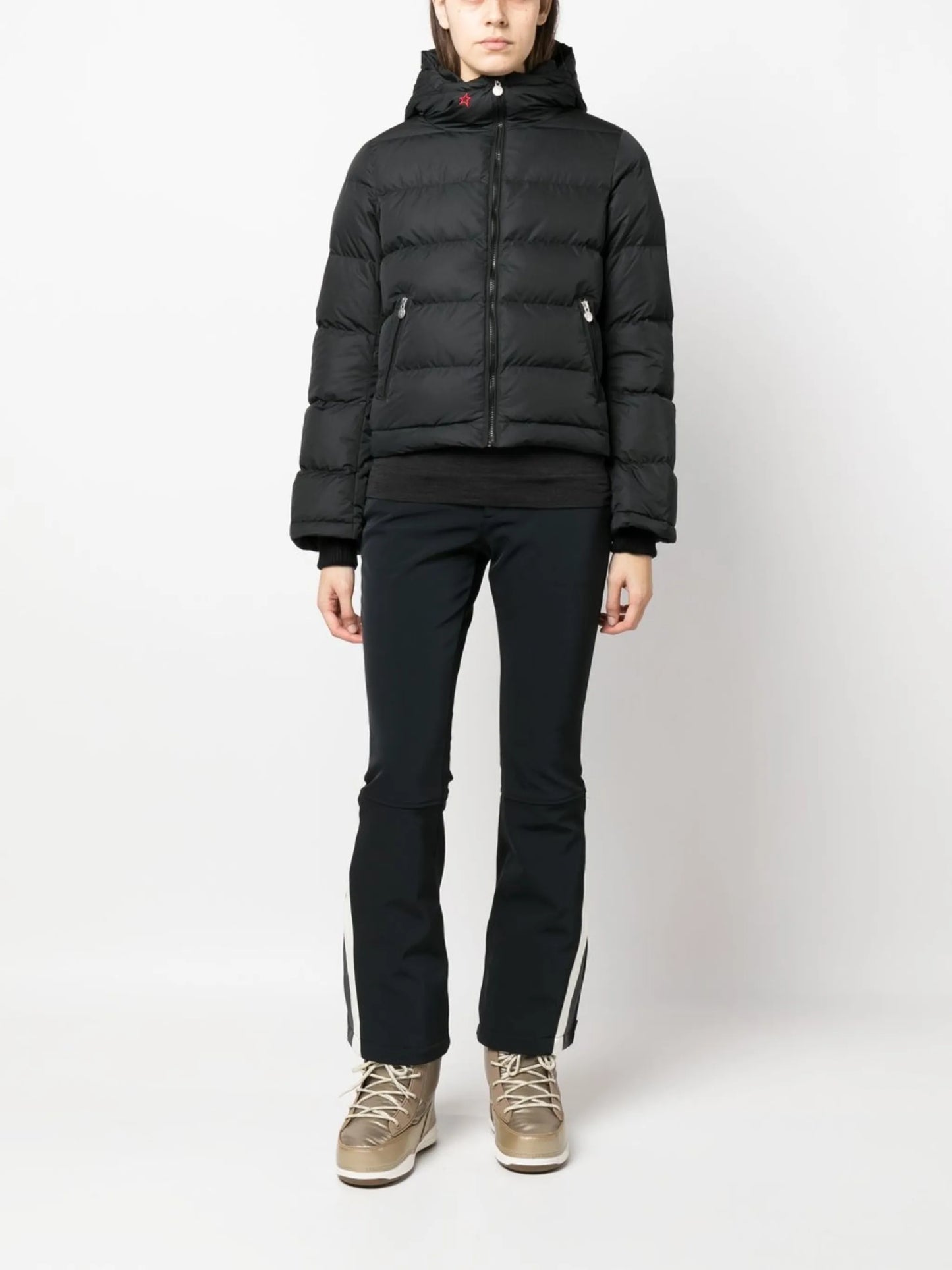 padded down ski jacket