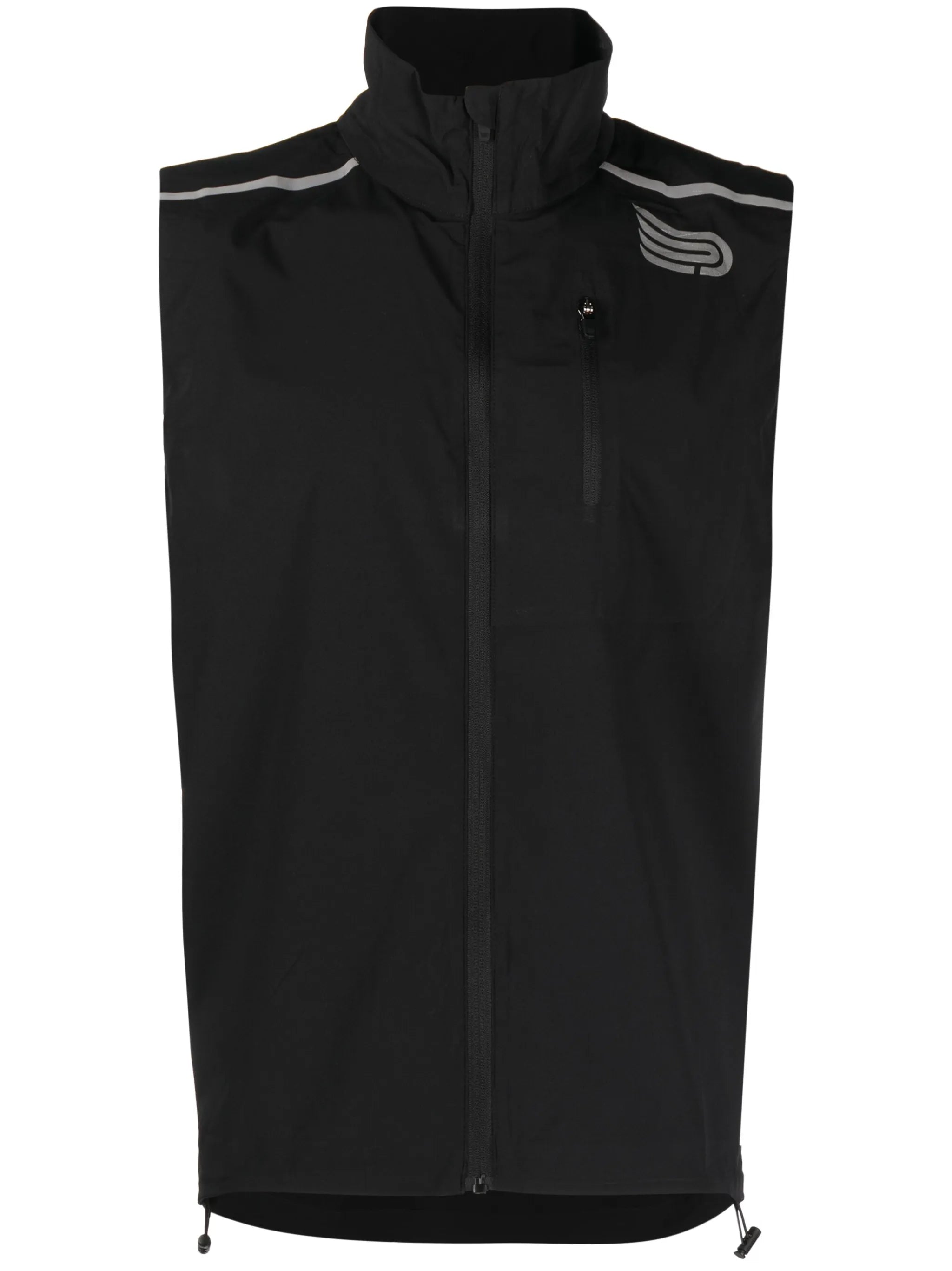 logo-print performance vest