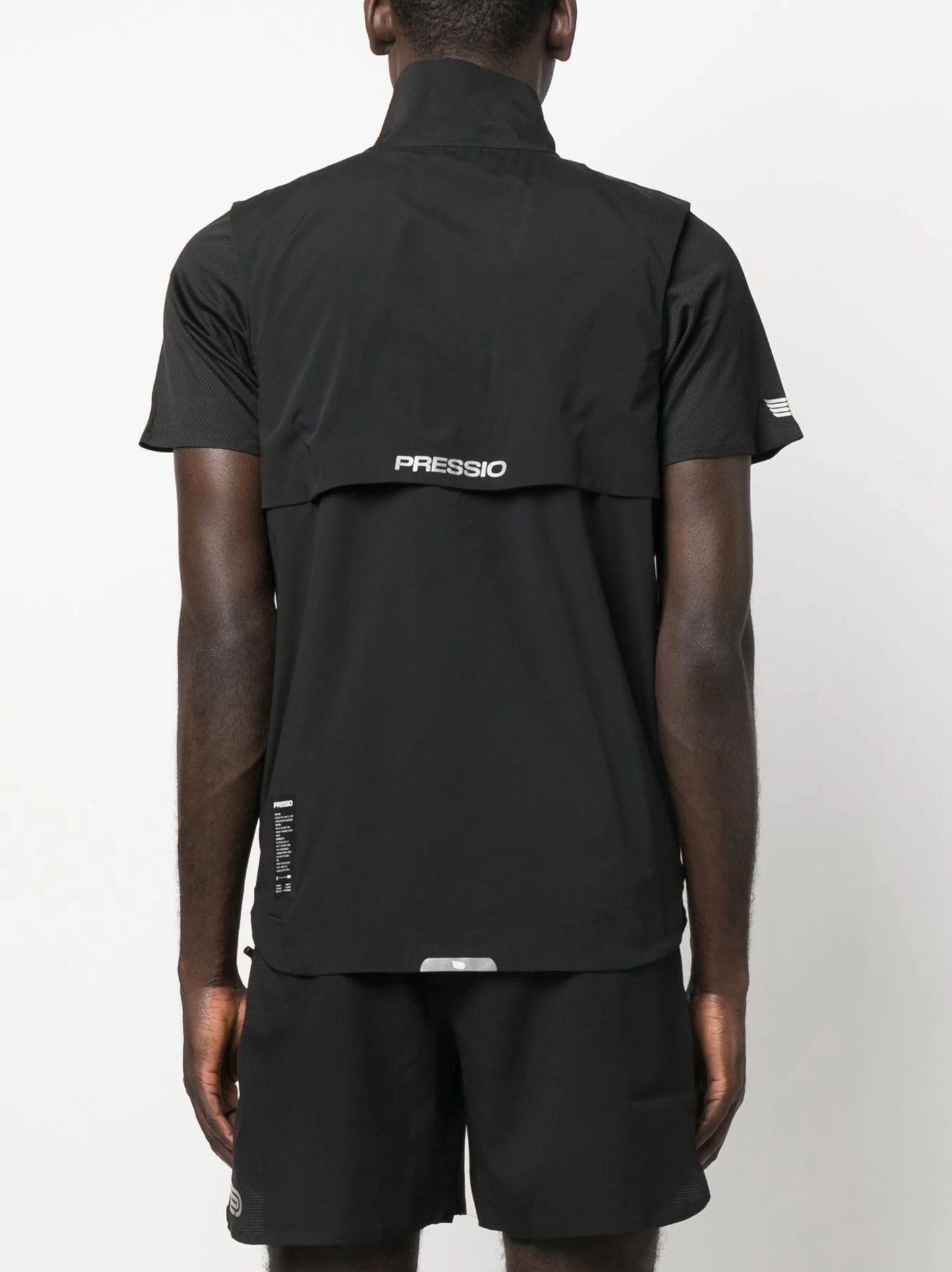 logo-print performance vest