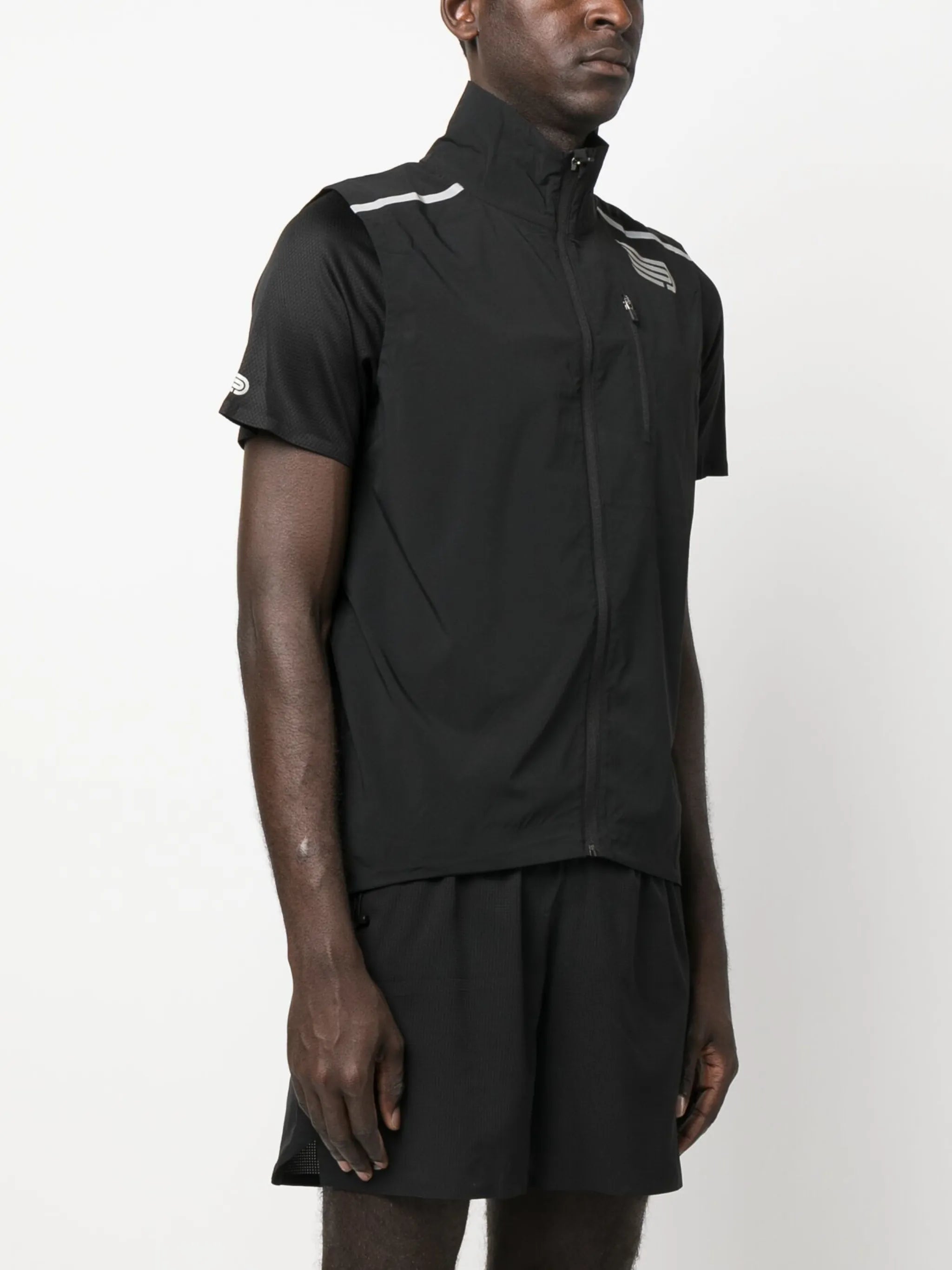 logo-print performance vest