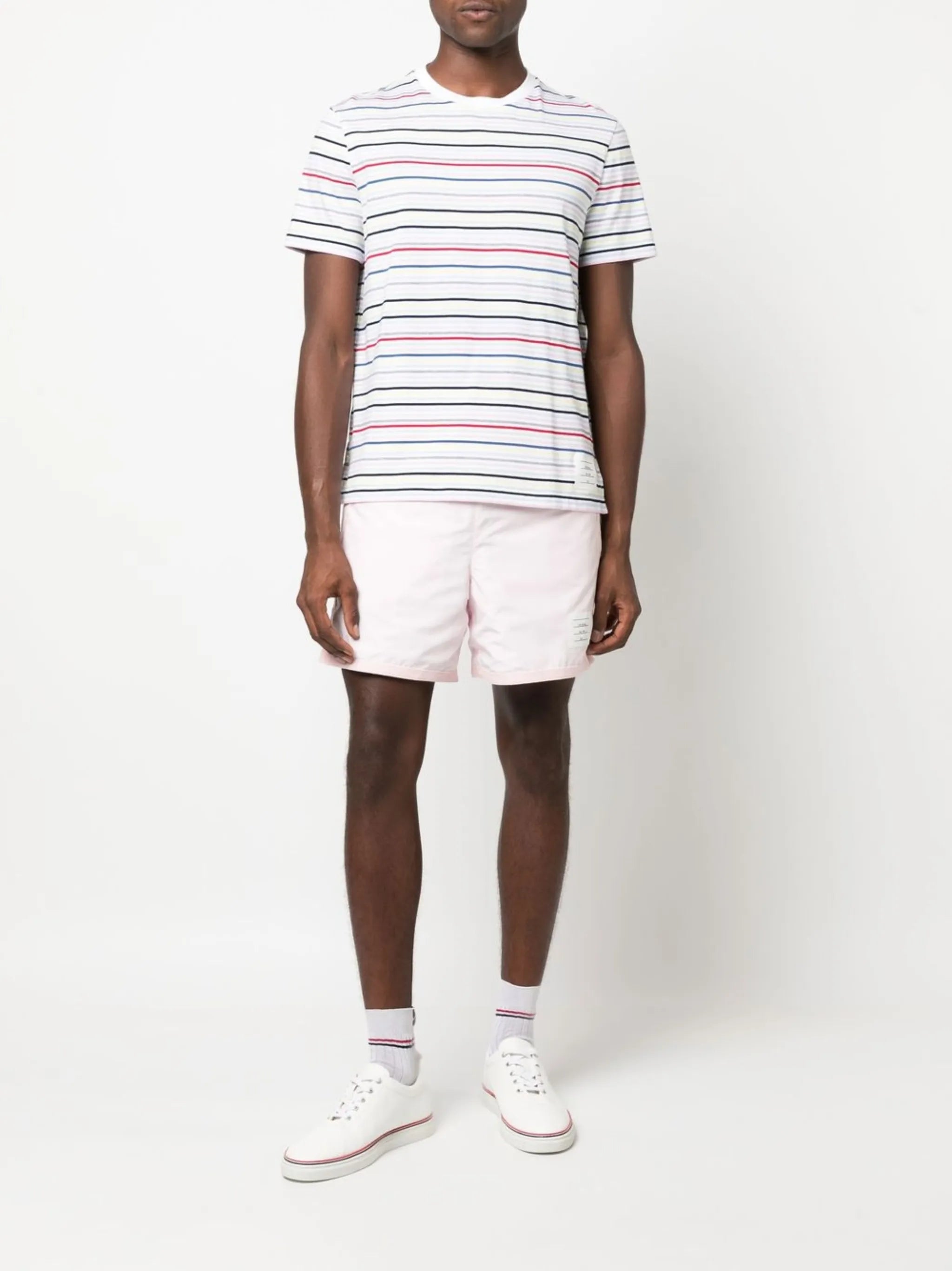 striped short-sleeve T-shirt