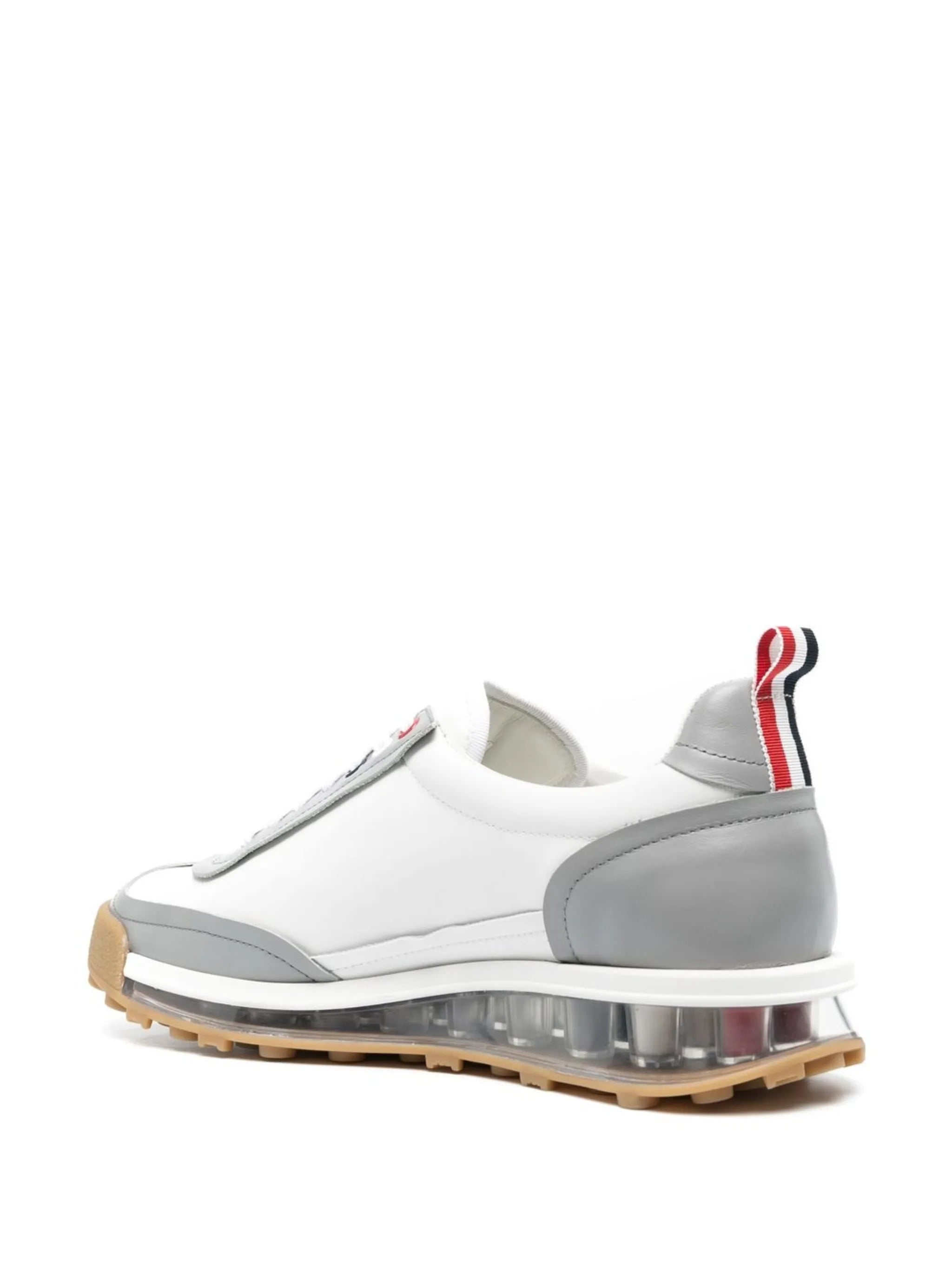 Tech Runner leather low-top sneakers