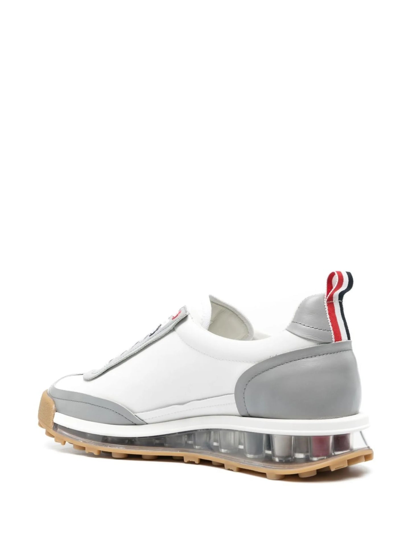 Tech Runner leather low-top sneakers
