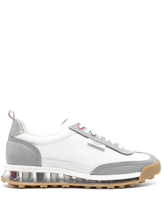 Tech Runner leather low-top sneakers