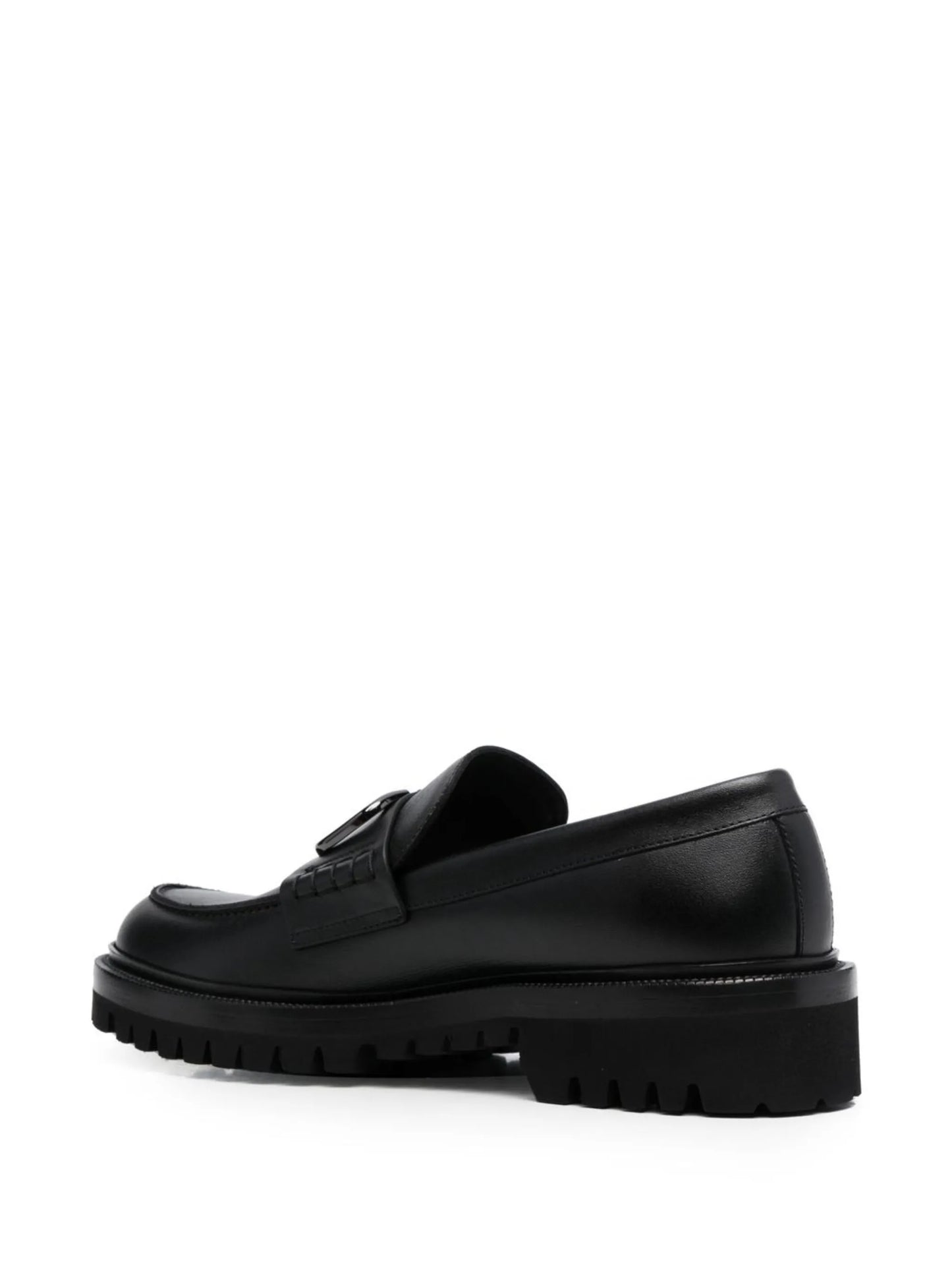 VLogo Signature leather loafers