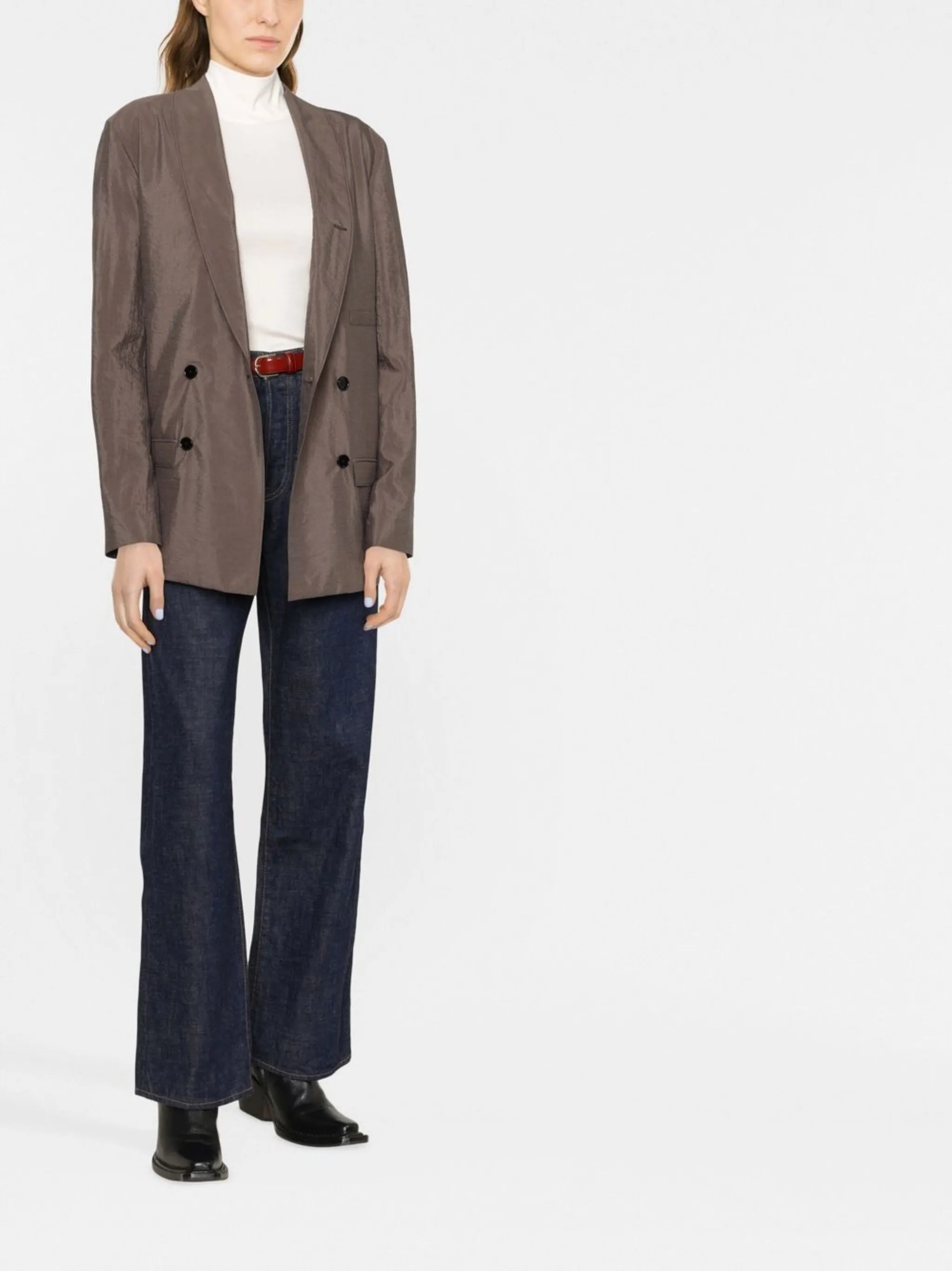turtleneck long-sleeve top