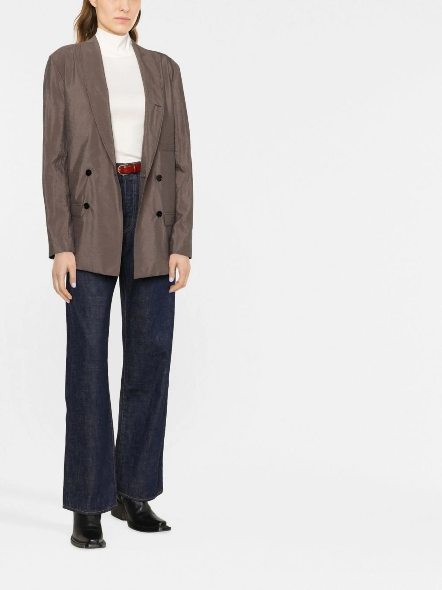 turtleneck long-sleeve top