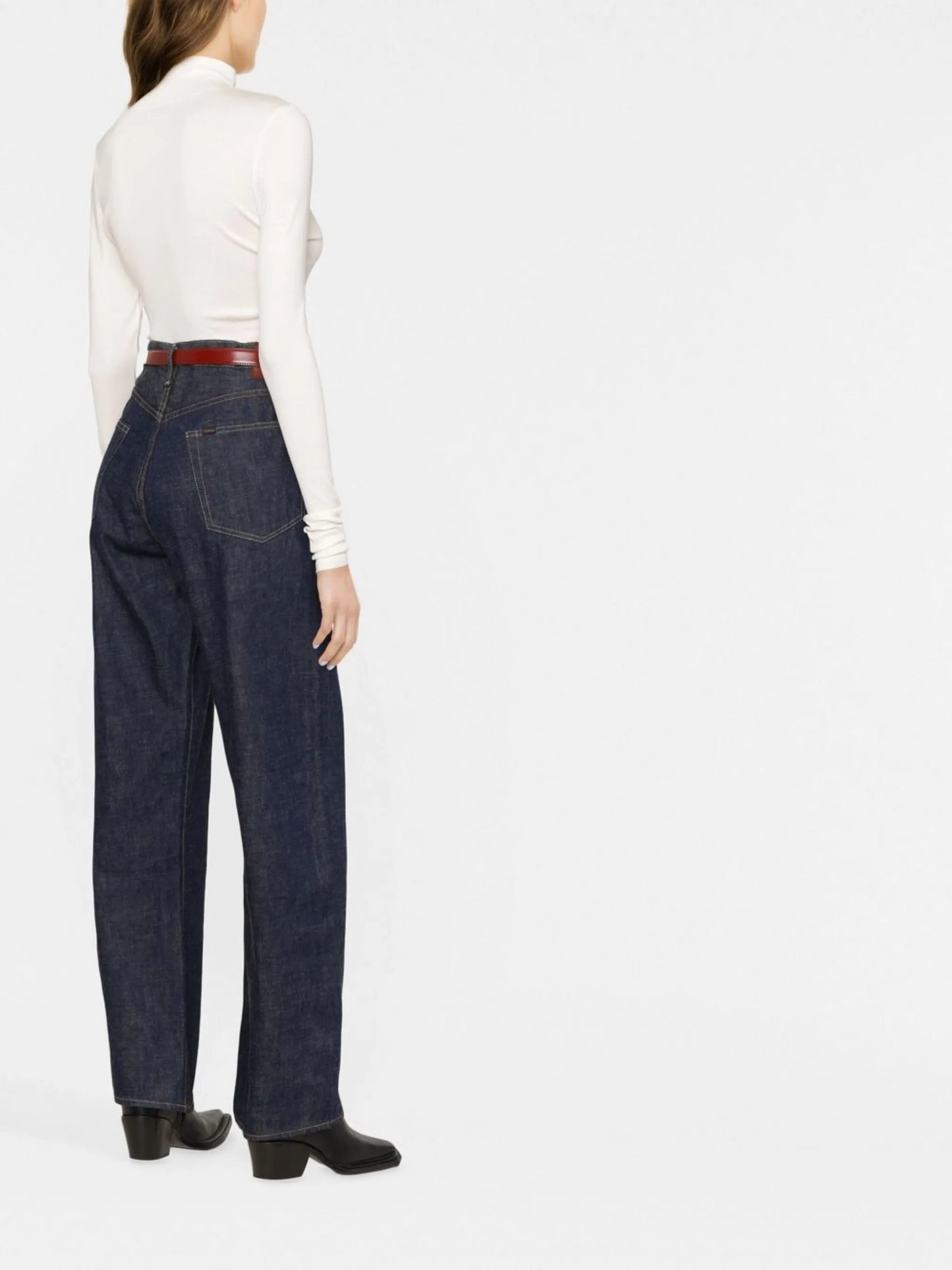 turtleneck long-sleeve top