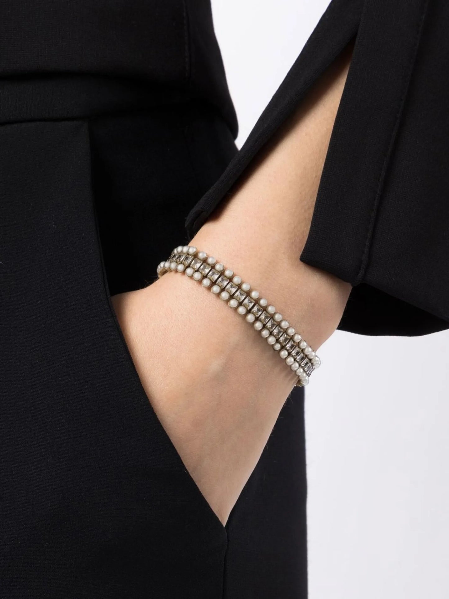 Nina crystal-embellished bracelet