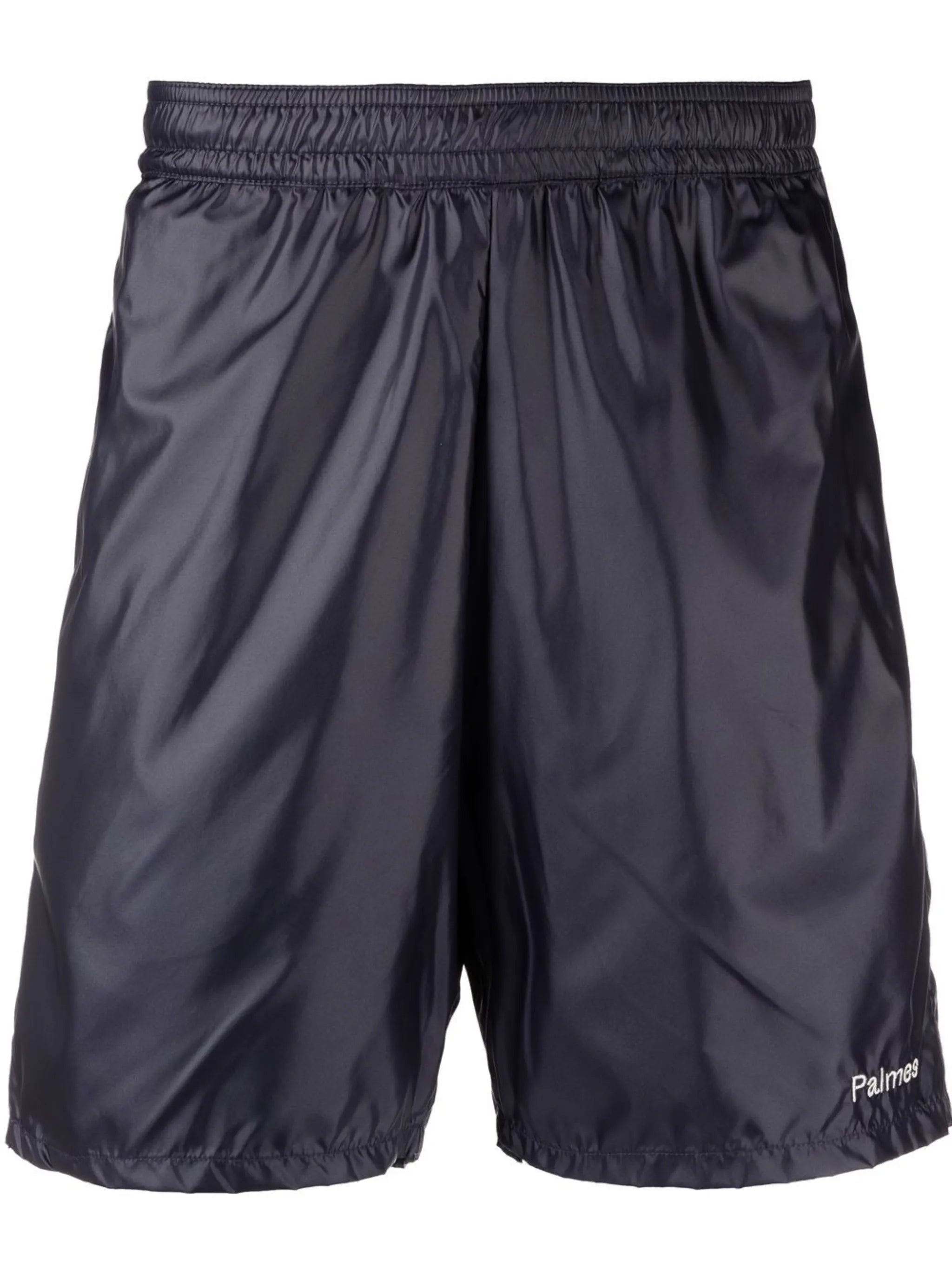 Middle logo-embroidered shorts